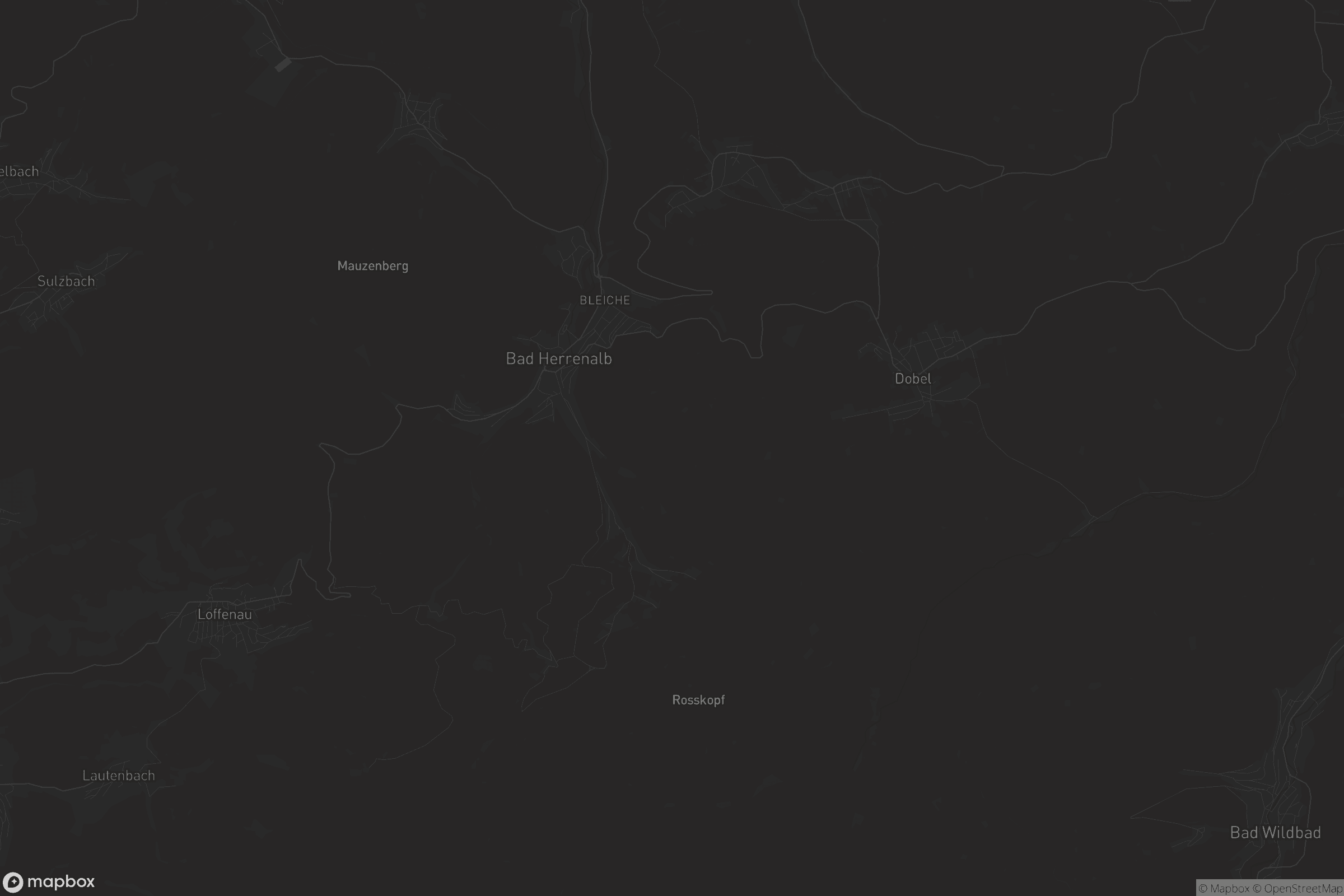 Karte von VVG der Stadt Bad Herrenalb