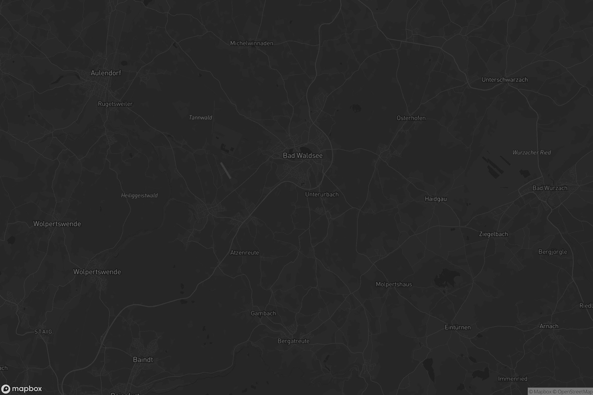 Karte von VVG der Stadt Bad Waldsee