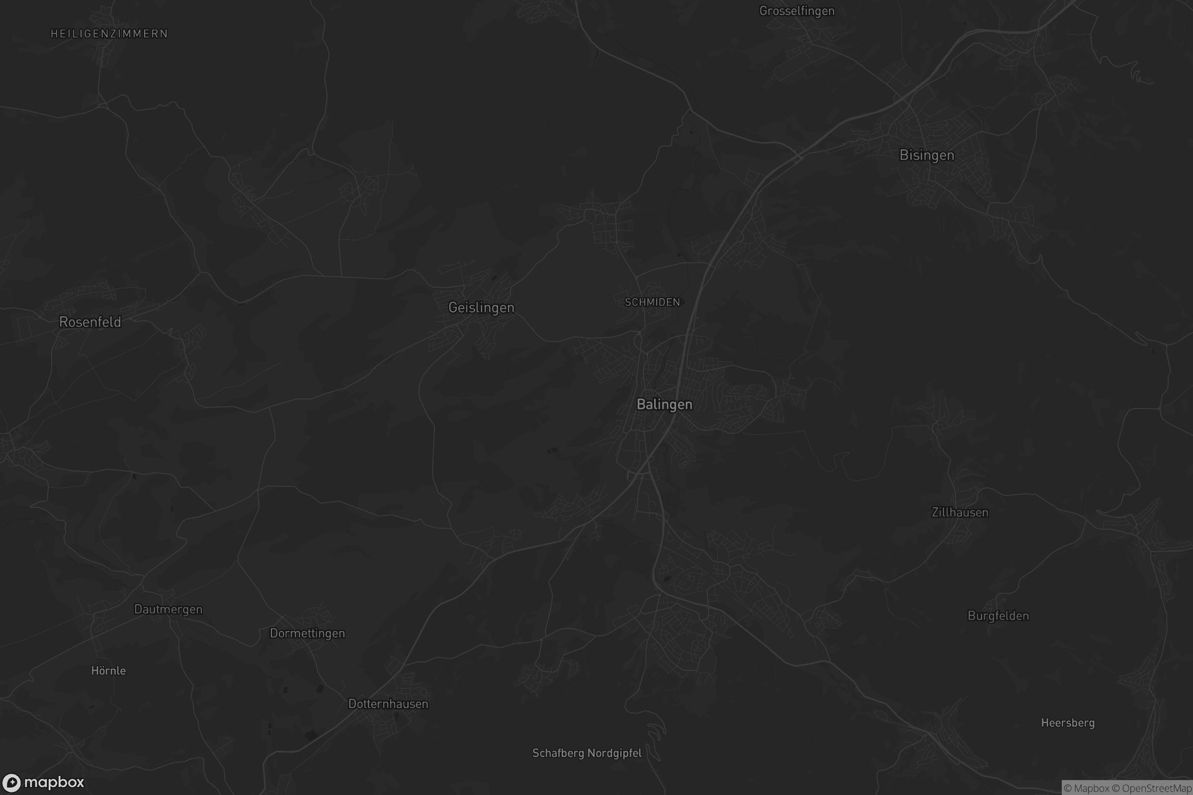 Karte von VVG der Stadt Balingen