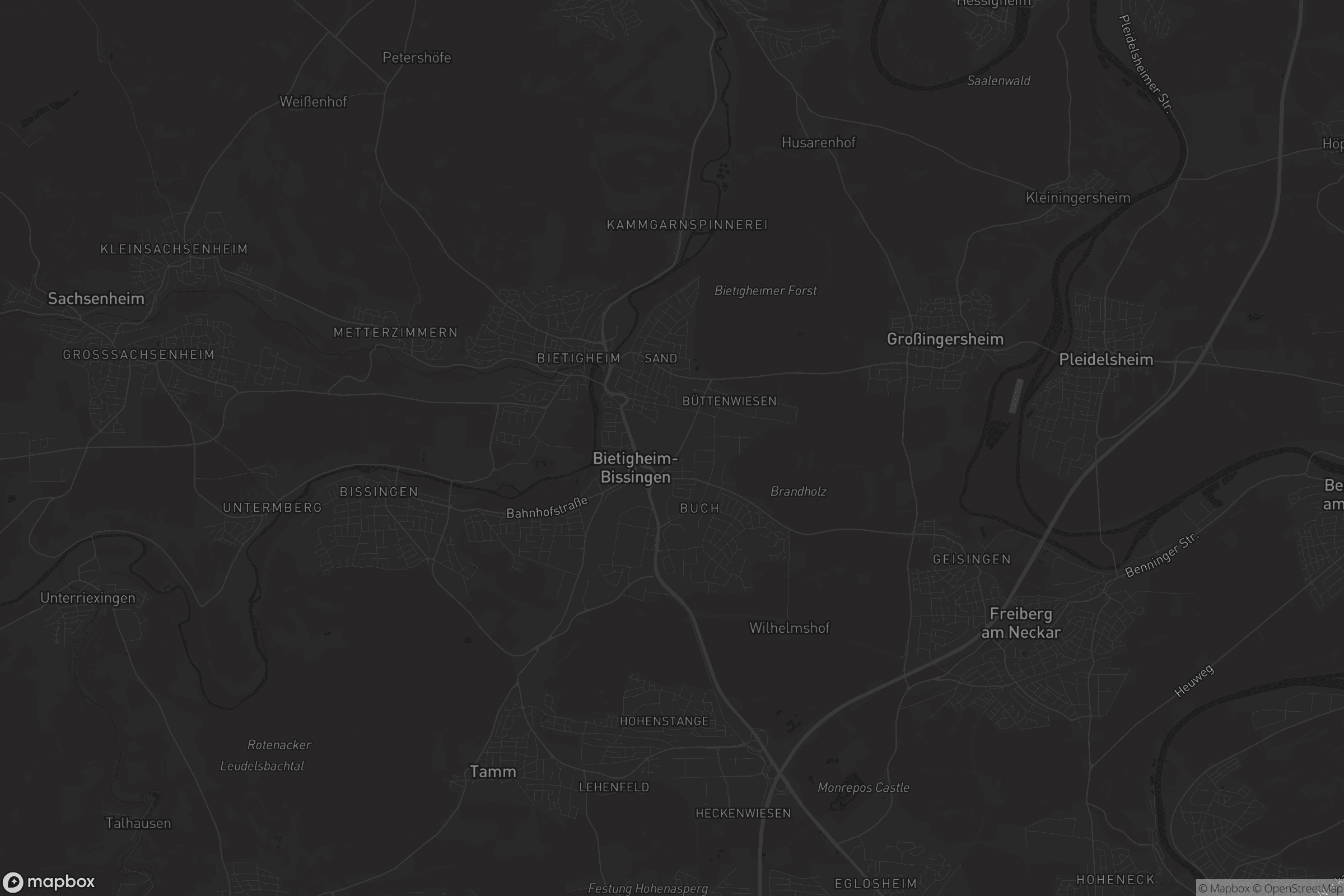 Karte von VVG der Stadt Bietigheim-Bissingen