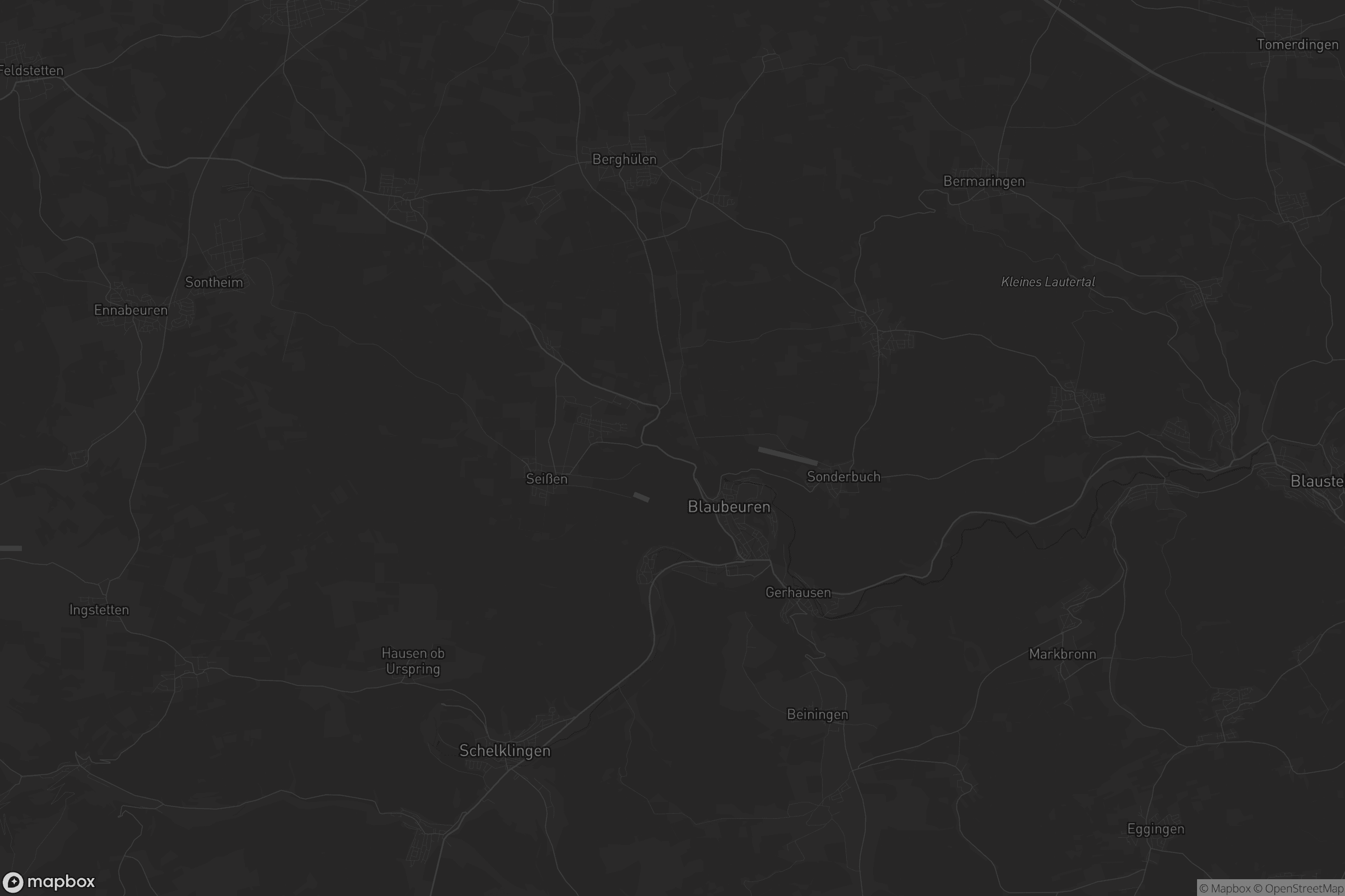 Karte von VVG der Stadt Blaubeuren