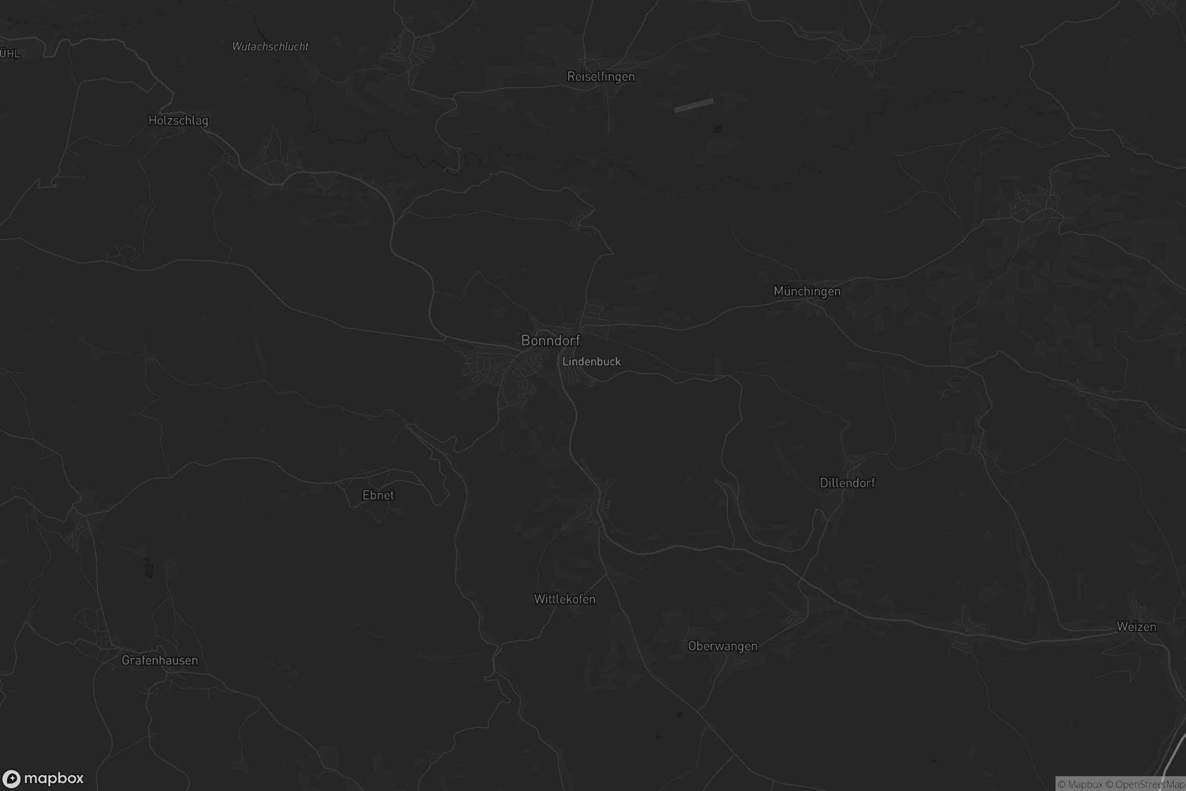 Karte von VVG der Stadt Bonndorf im Schwarzwald