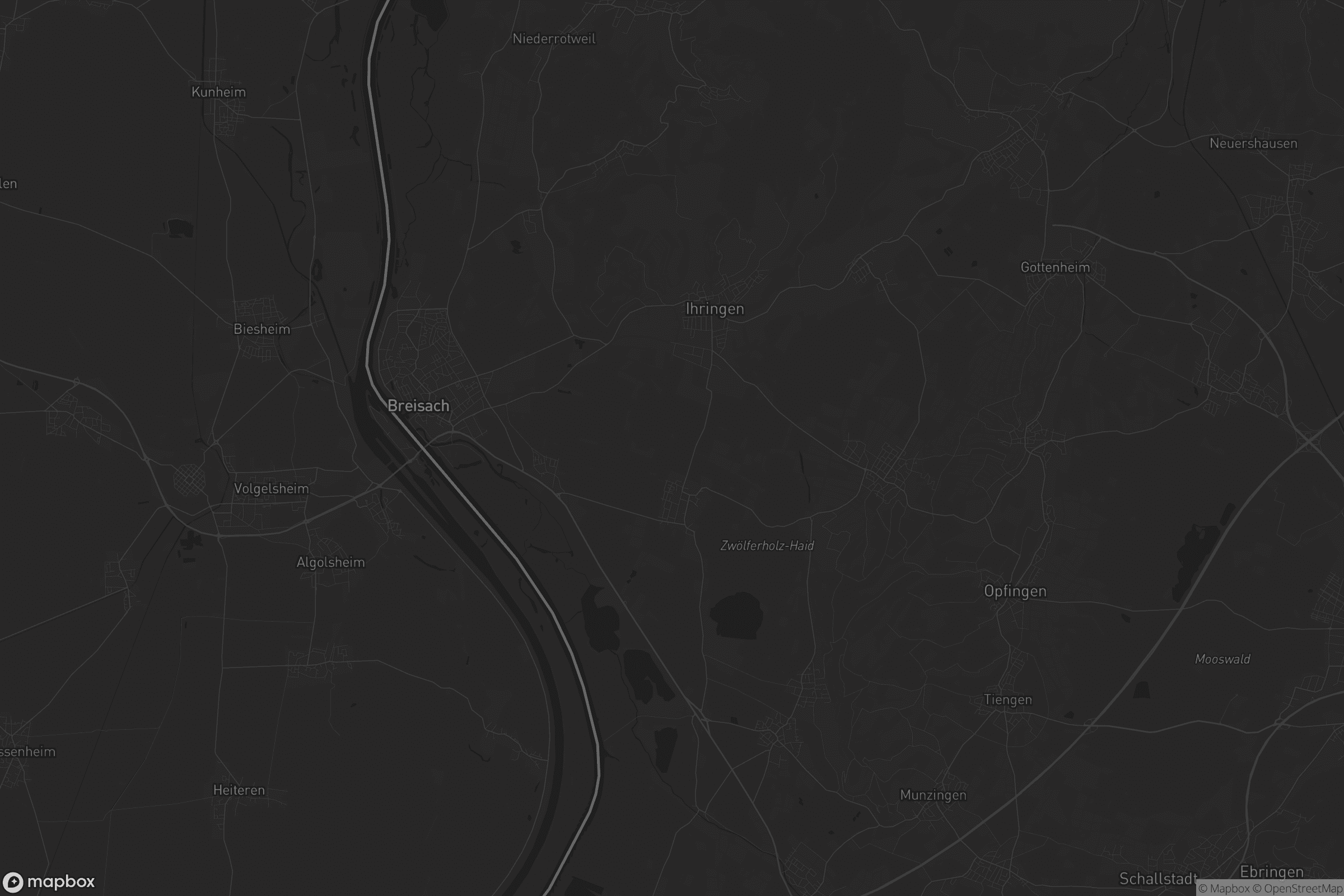 Karte von VVG der Stadt Breisach am Rhein