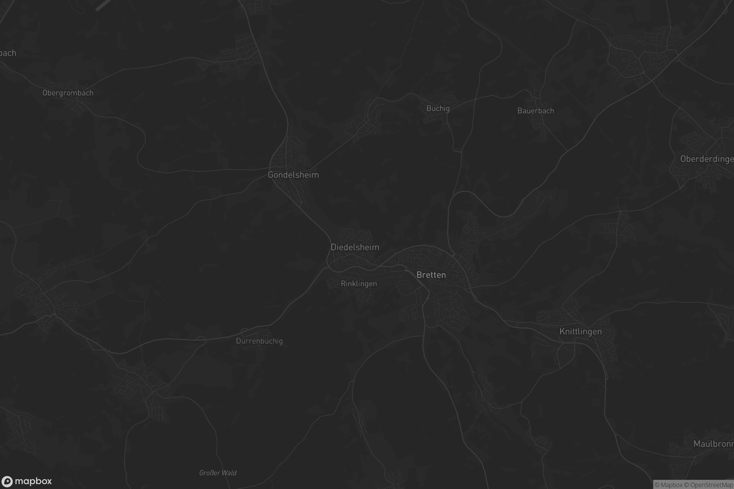 Karte von VVG der Stadt Bretten