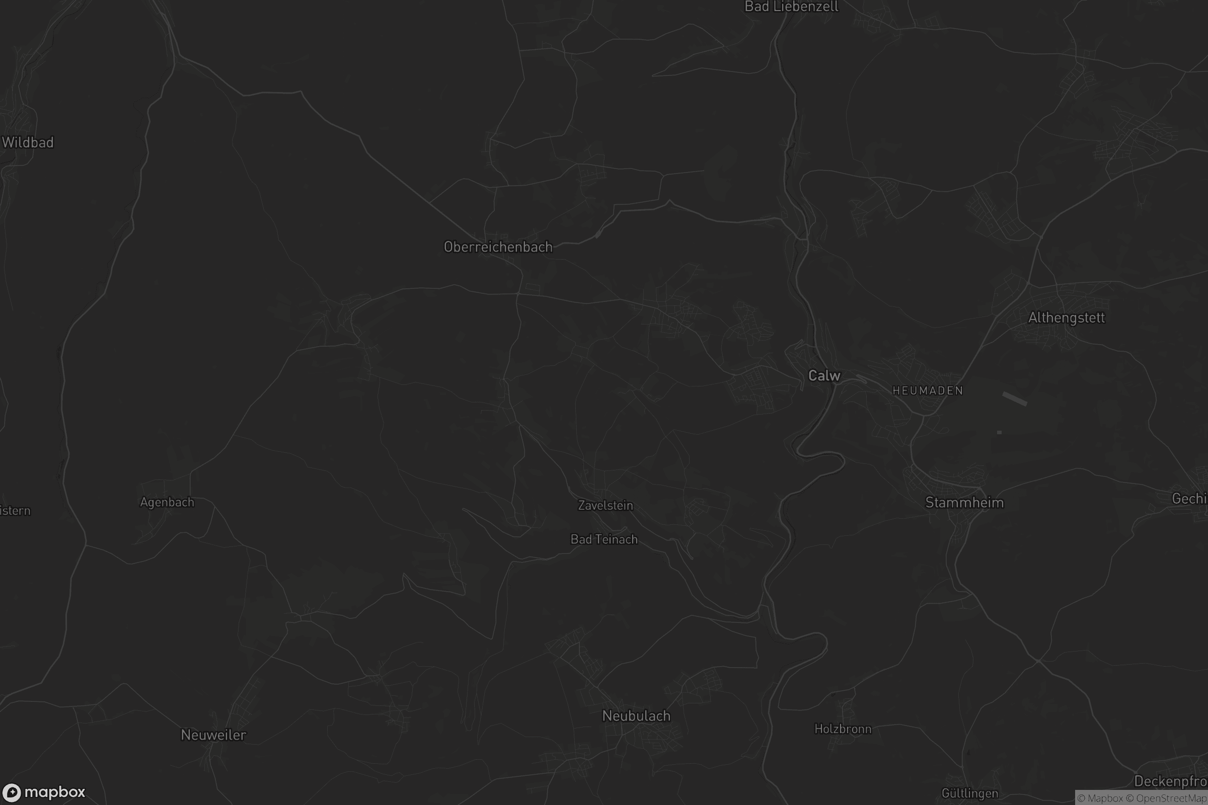 Karte von VVG der Stadt Calw