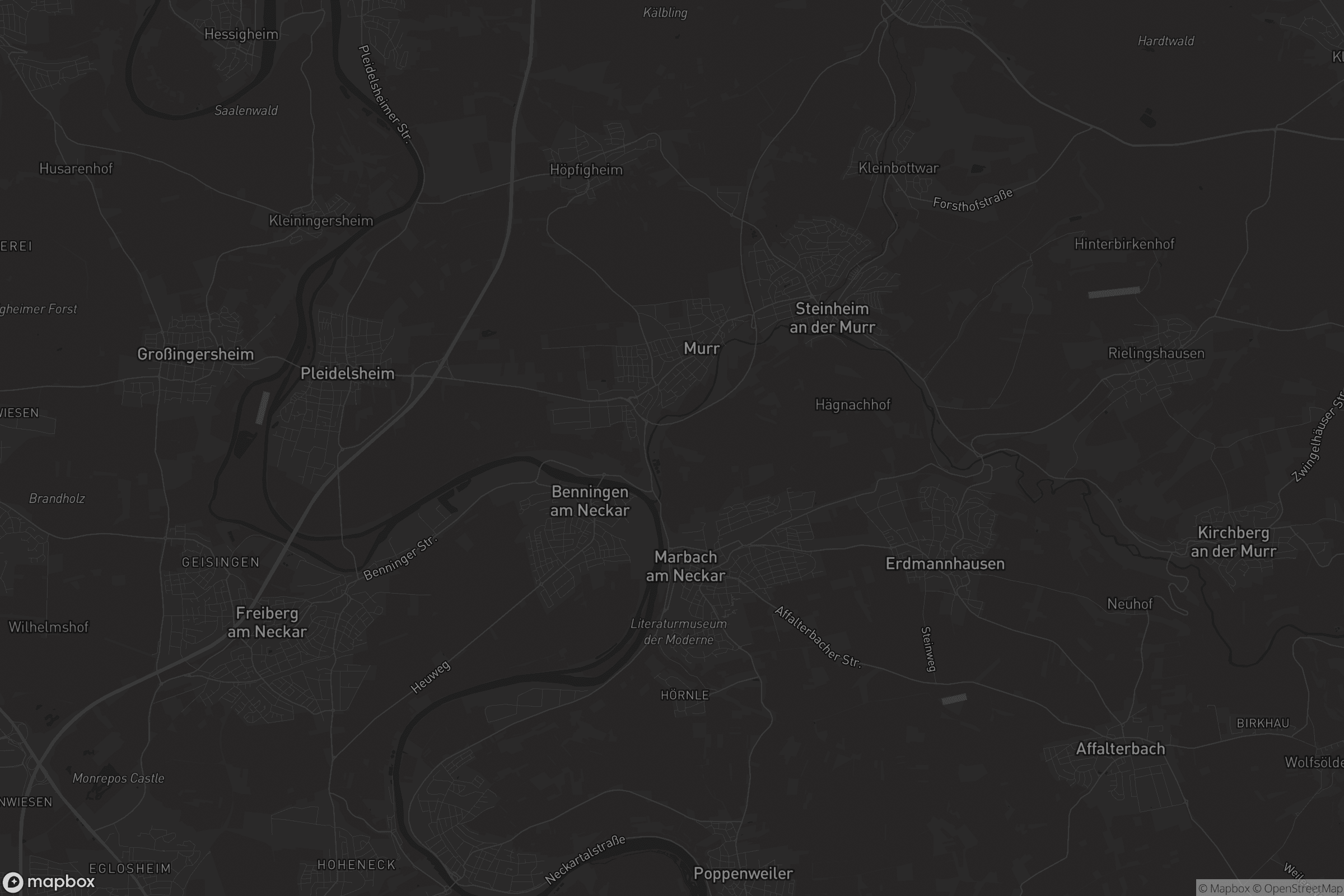 Karte von VVG der Stadt Freiberg am Neckar