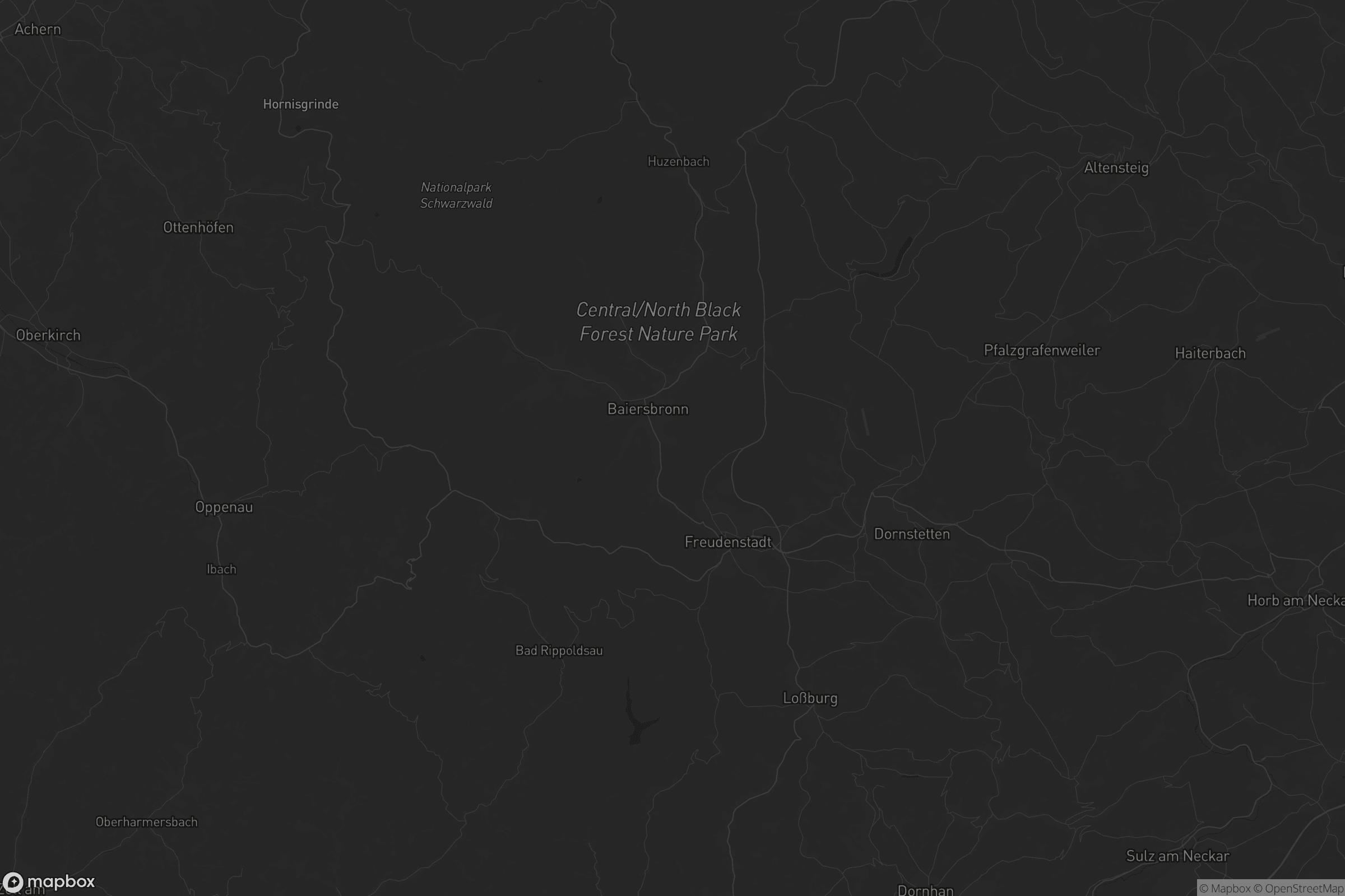 Karte von VVG der Stadt Freudenstadt