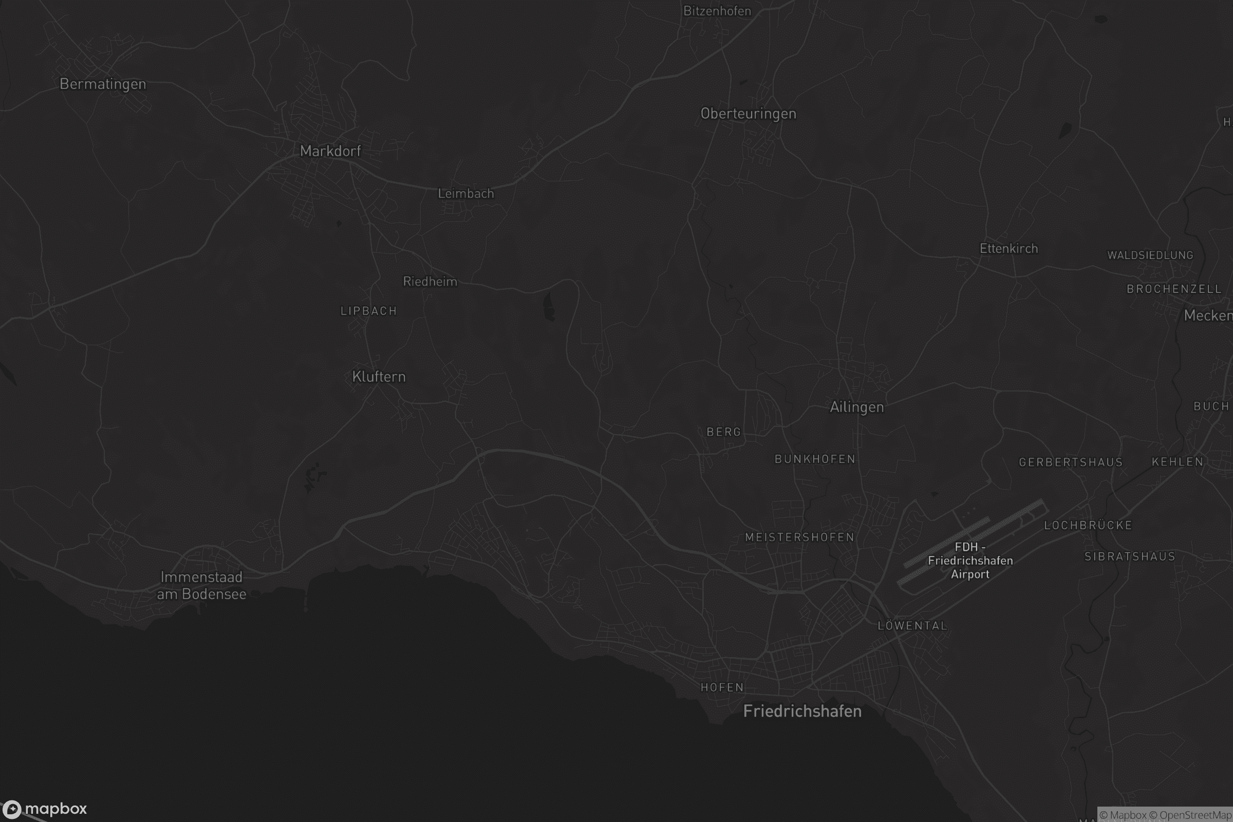 Karte von VVG der Stadt Friedrichshafen