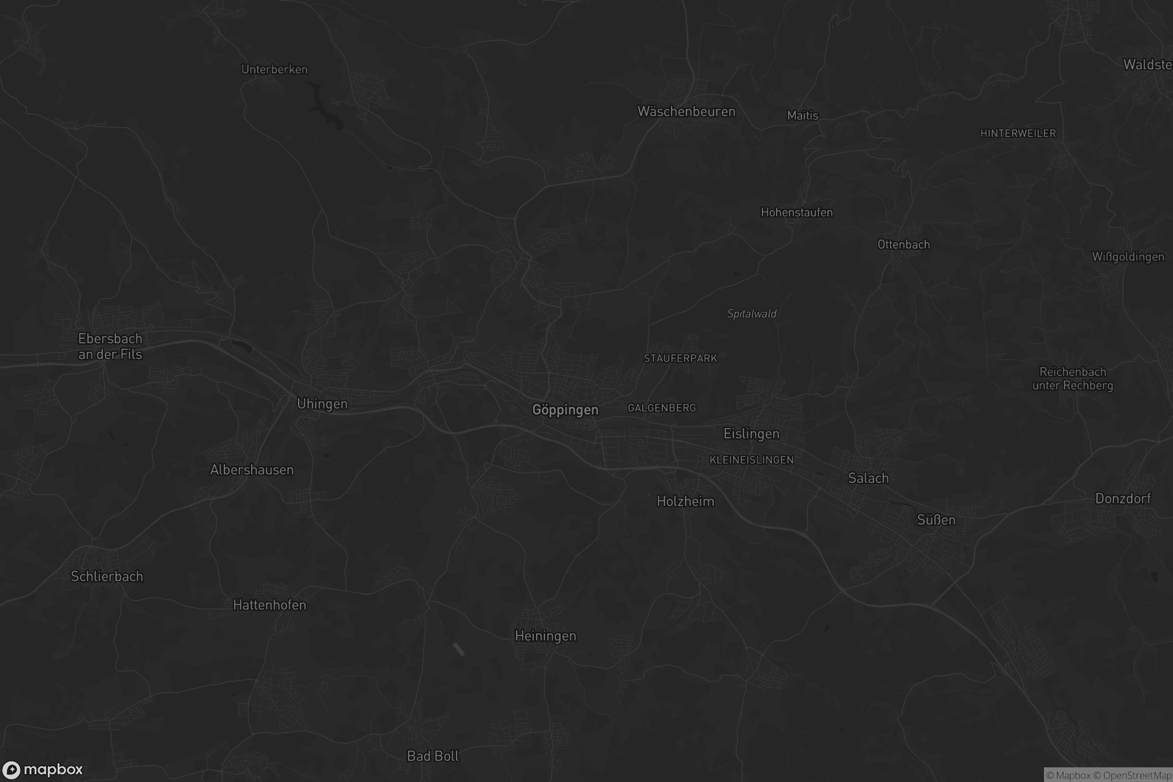 Karte von VVG der Stadt Göppingen