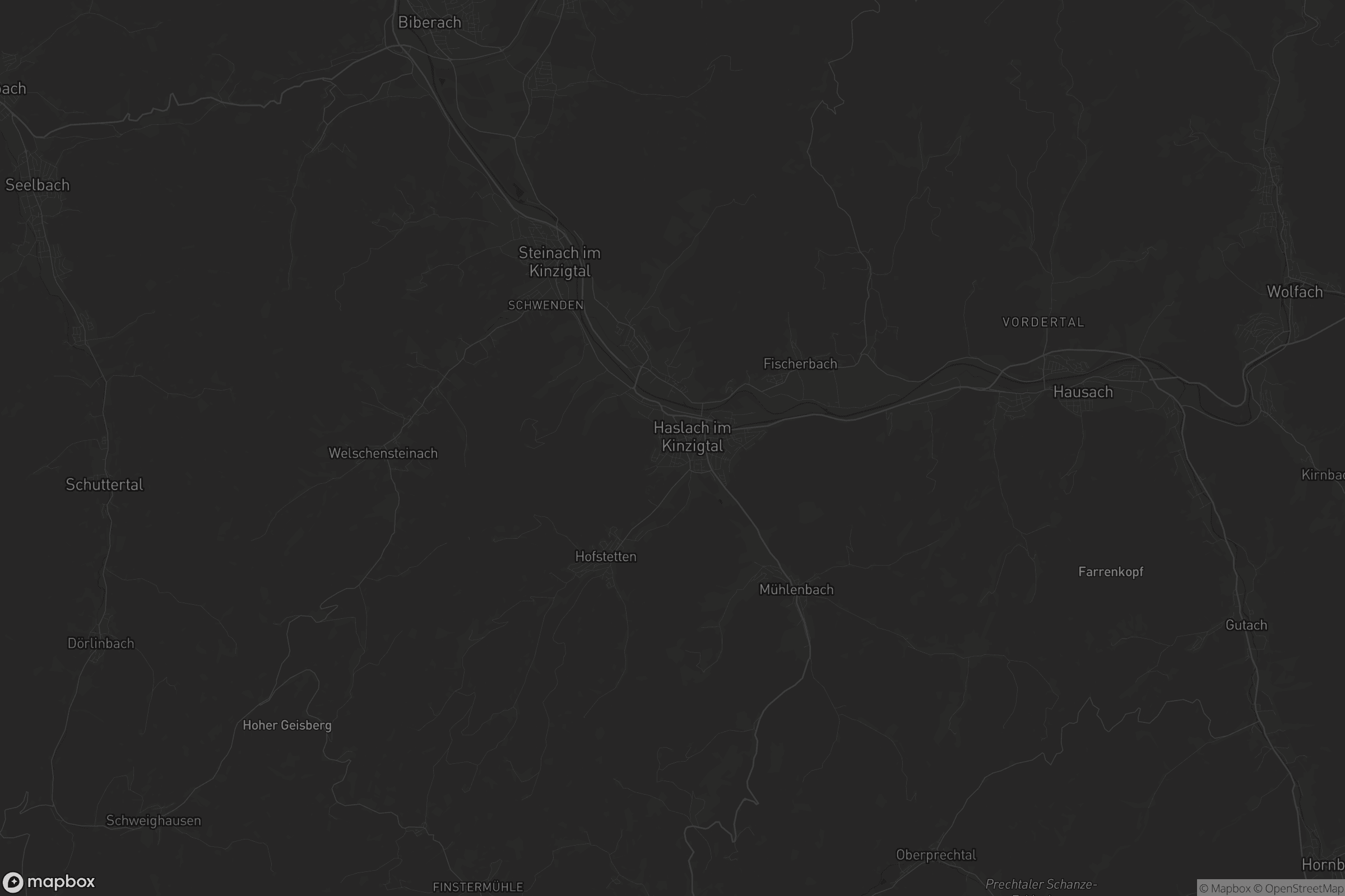 Karte von VVG der Stadt Haslach im Kinzigtal