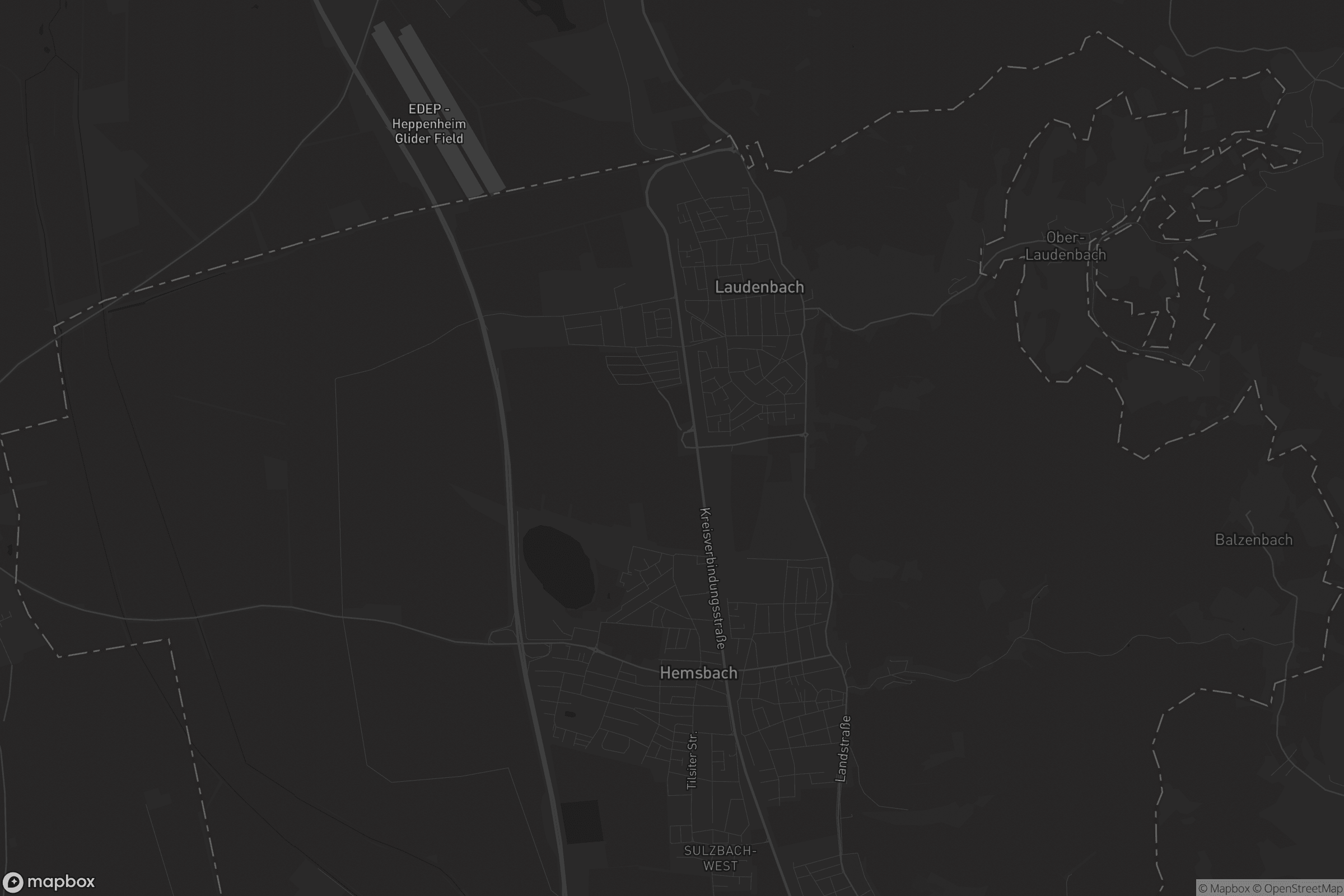 Karte von VVG der Stadt Hemsbach