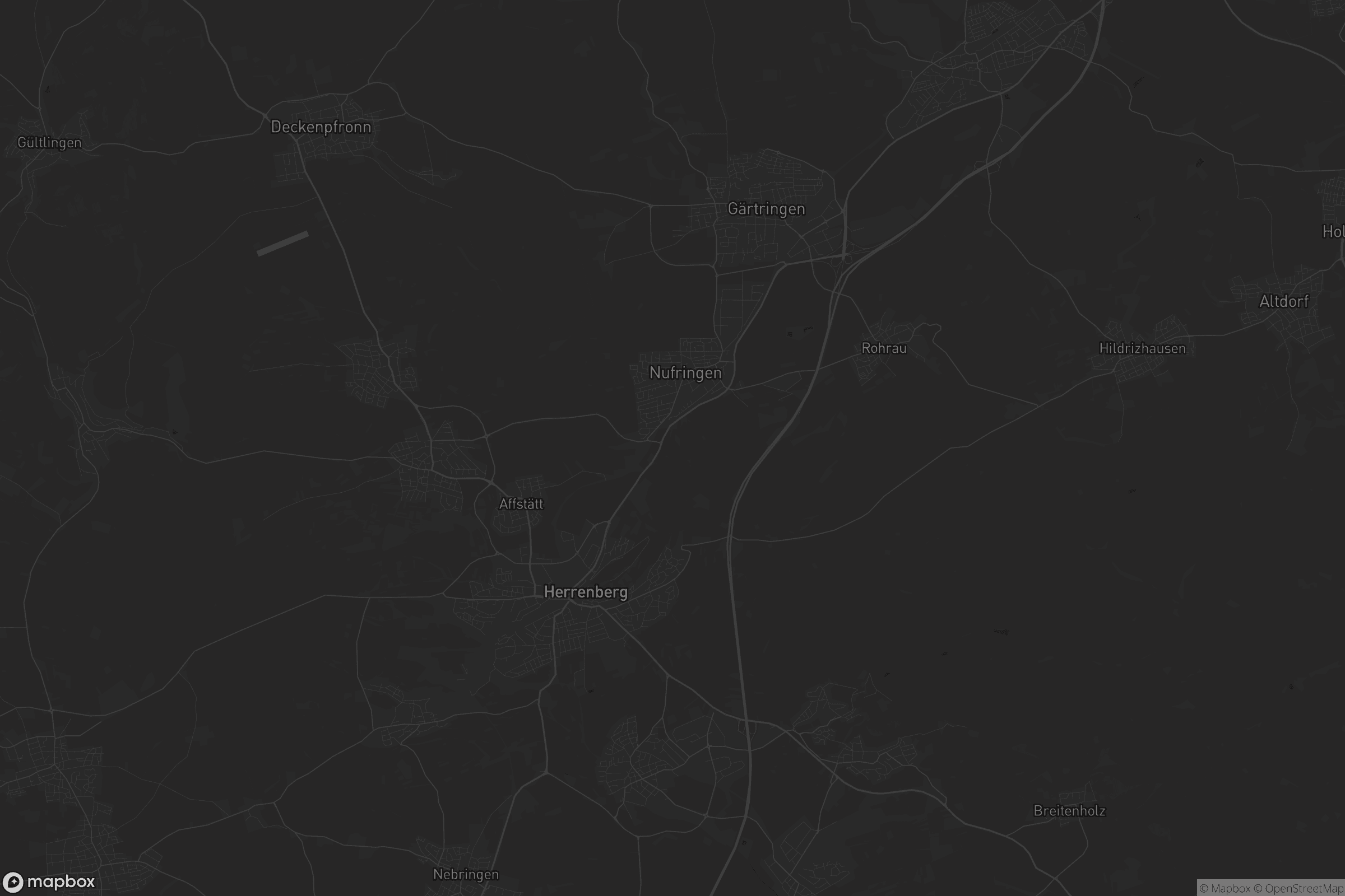 Karte von VVG der Stadt Herrenberg