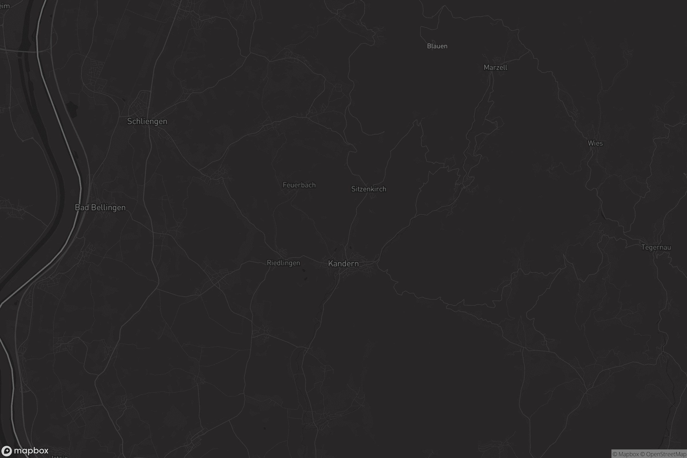 Karte von VVG der Stadt Kandern