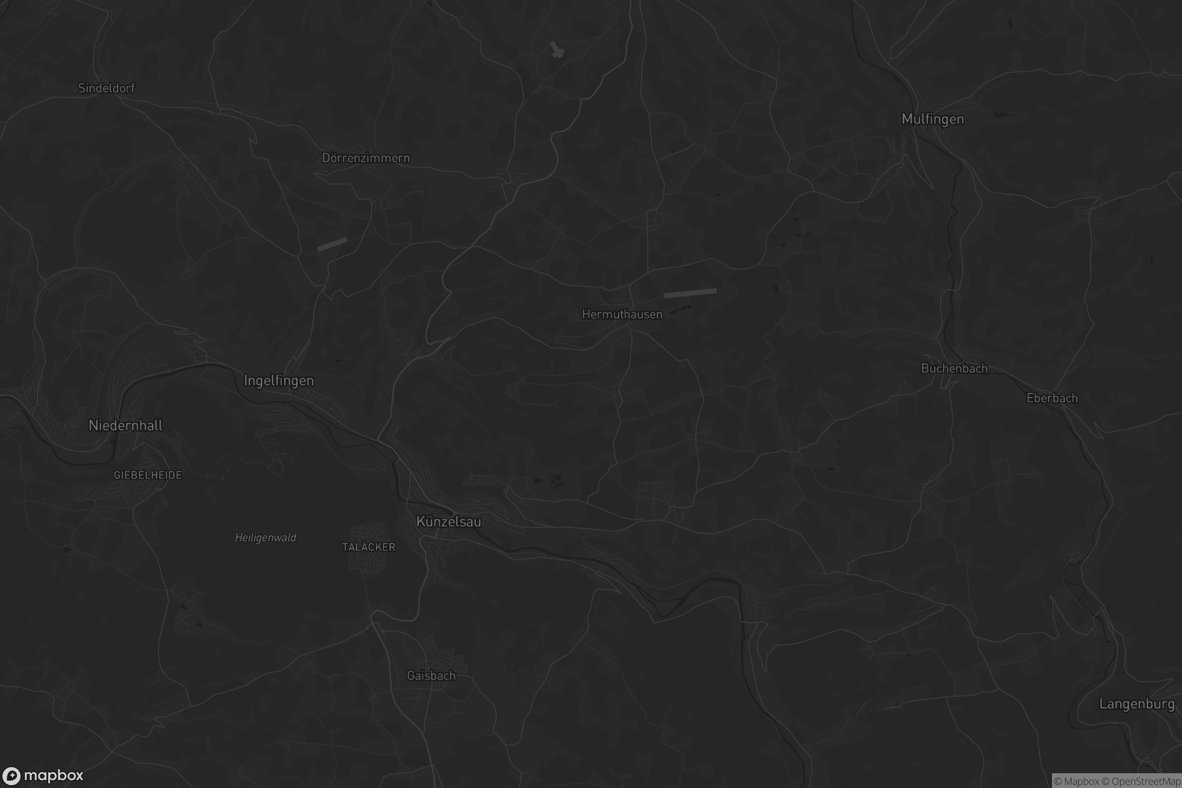 Karte von VVG der Stadt Künzelsau