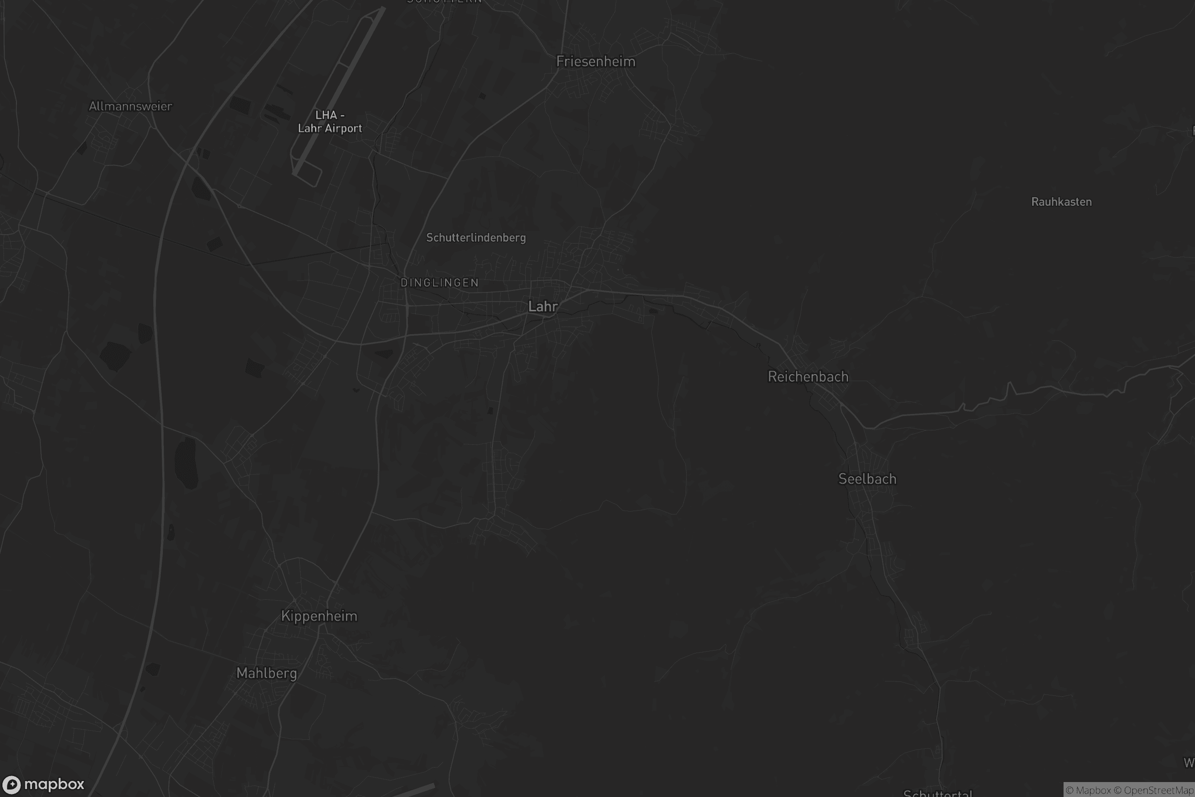 Karte von VVG der Stadt Lahr/Schwarzwald