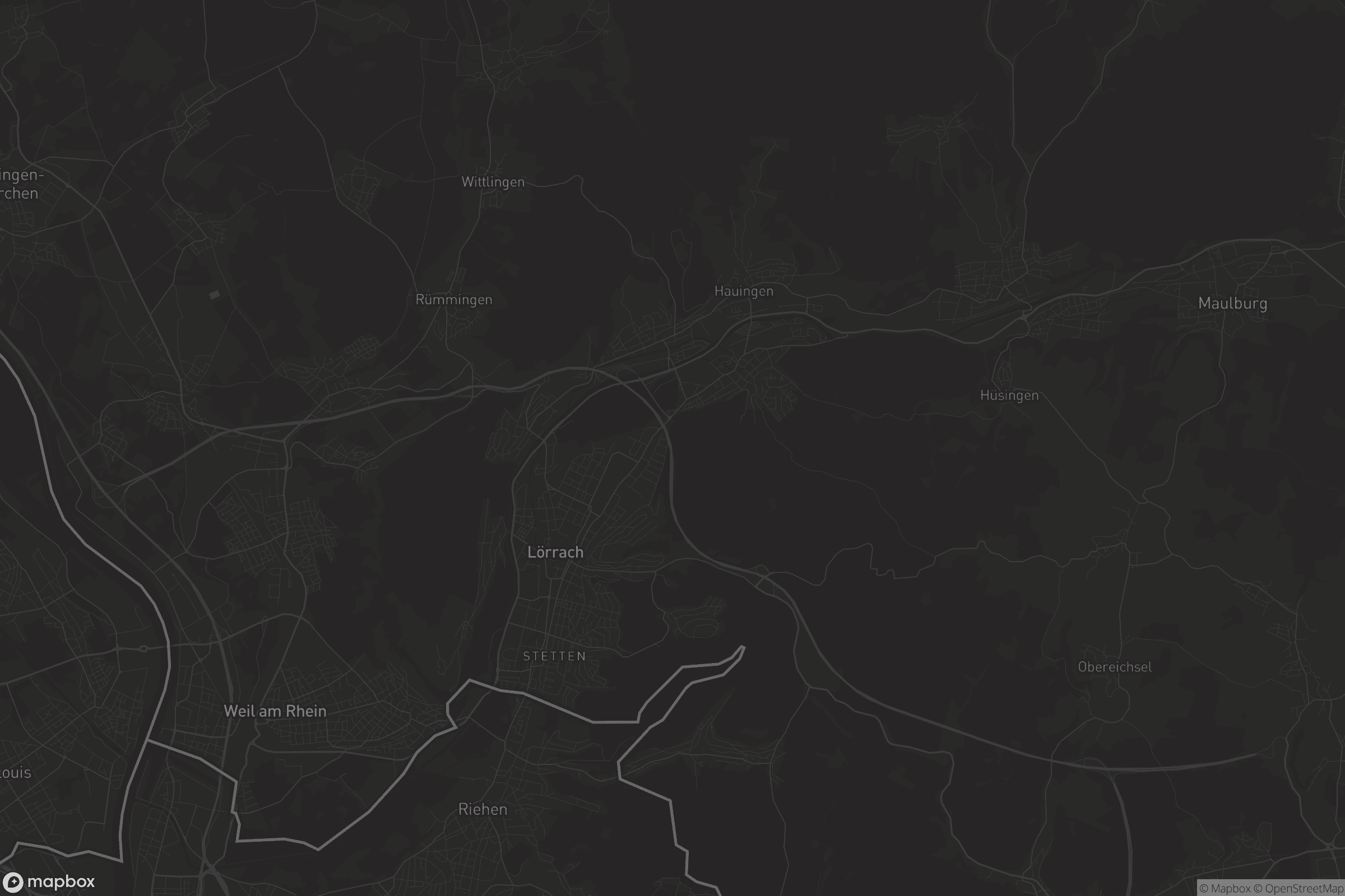Karte von VVG der Stadt Lörrach