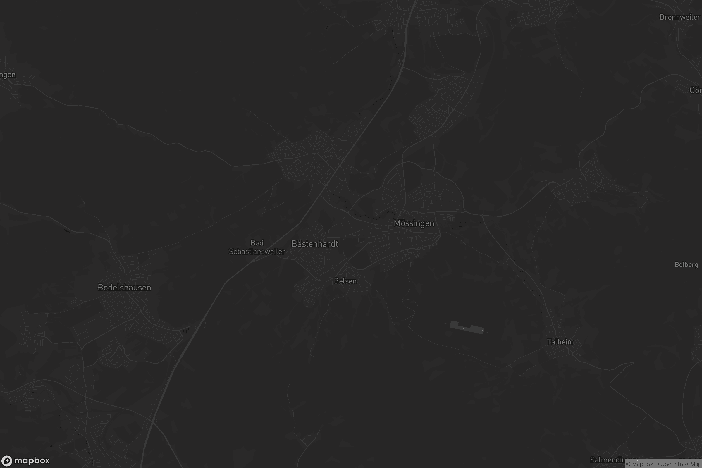 Karte von VVG der Stadt Mössingen