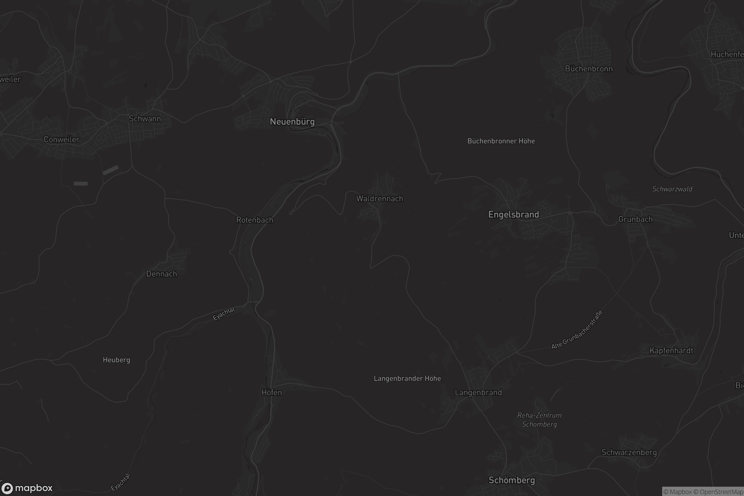 Karte von VVG der Stadt Neuenbürg