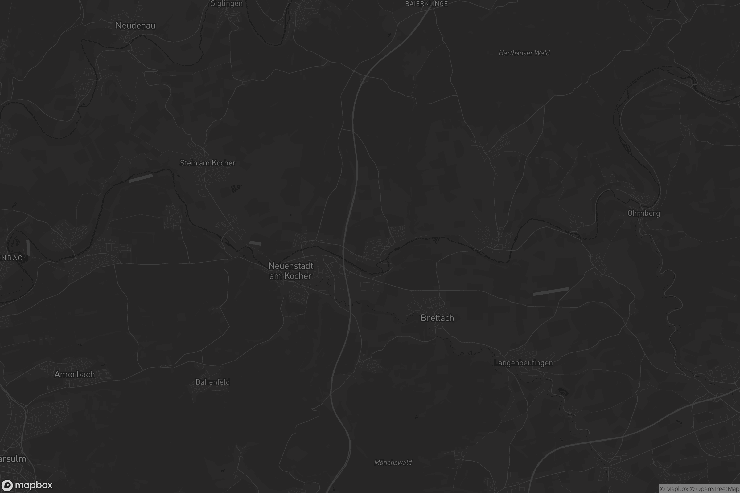 Karte von VVG der Stadt Neuenstadt am Kocher