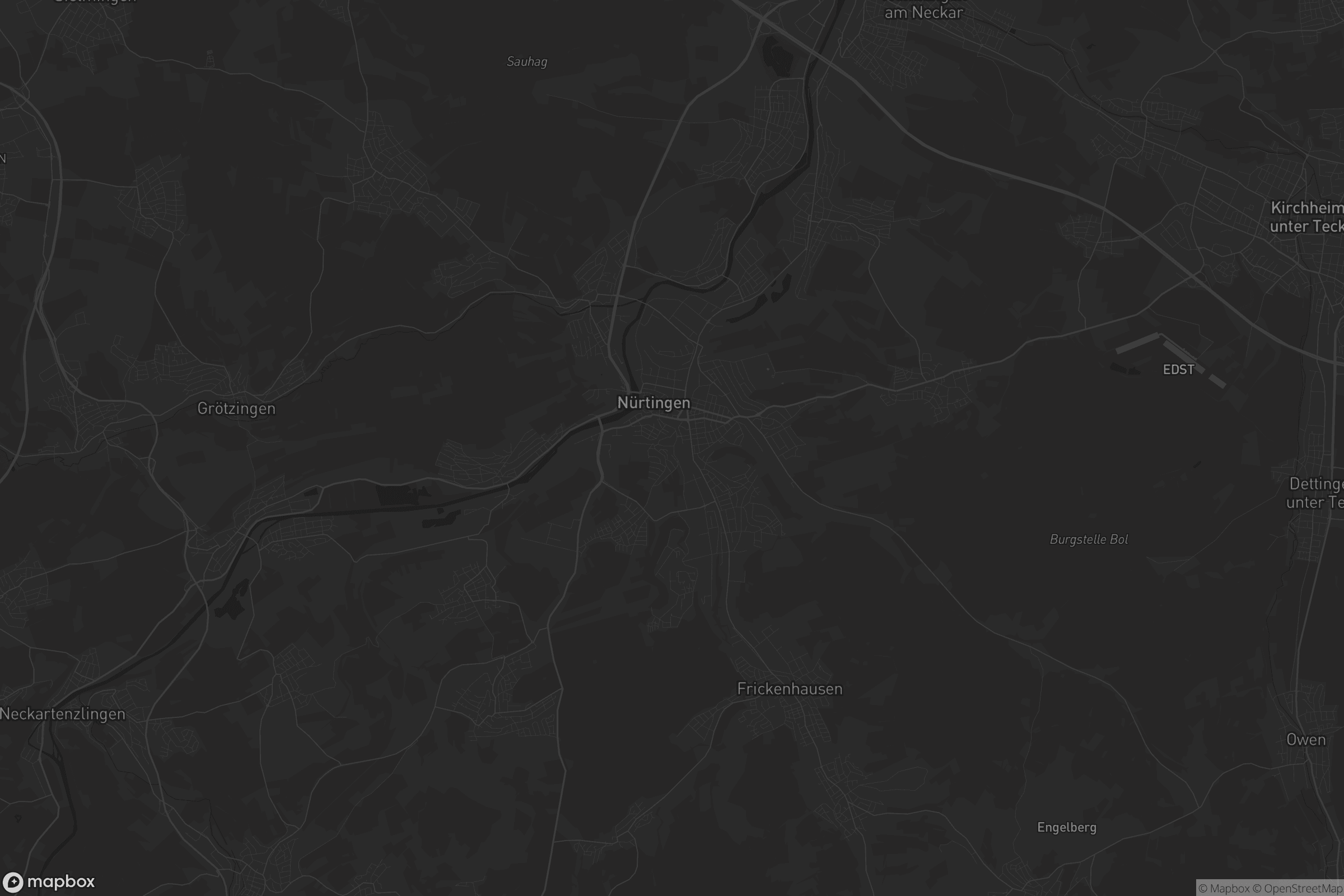 Karte von VVG der Stadt Nürtingen