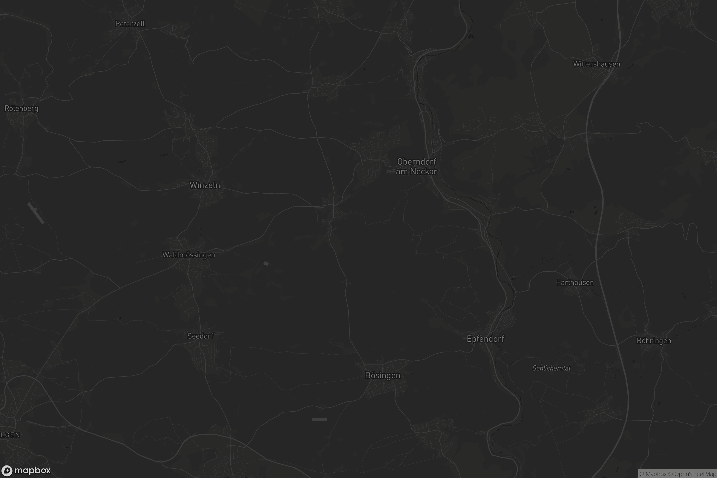 Karte von VVG der Stadt Oberndorf am Neckar