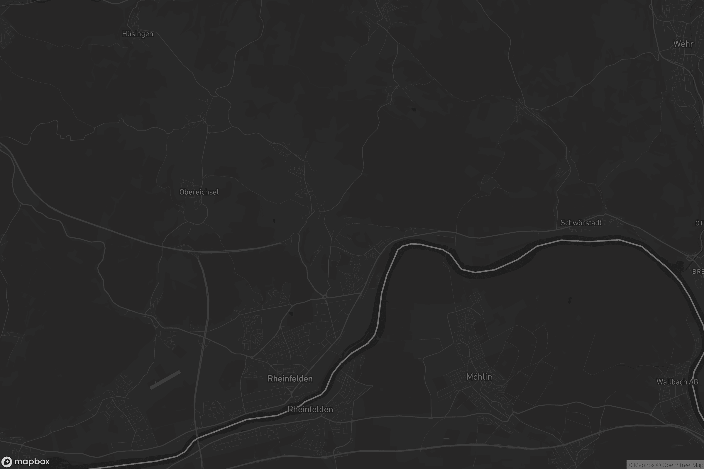 Karte von VVG der Stadt Rheinfelden (Baden)