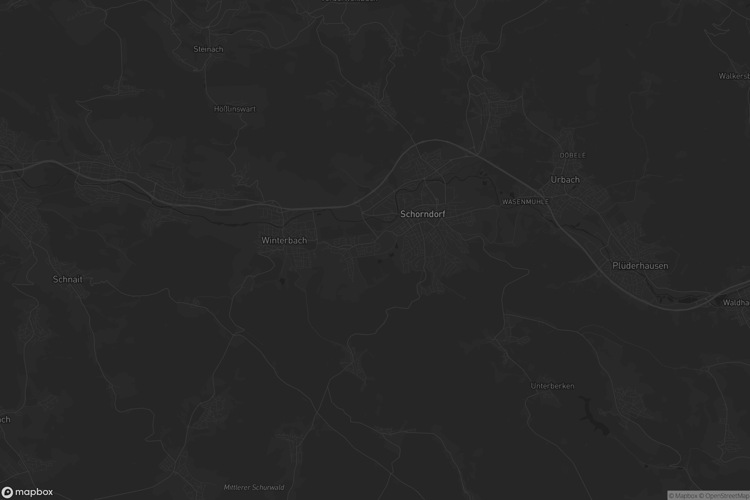 Karte von VVG der Stadt Schorndorf