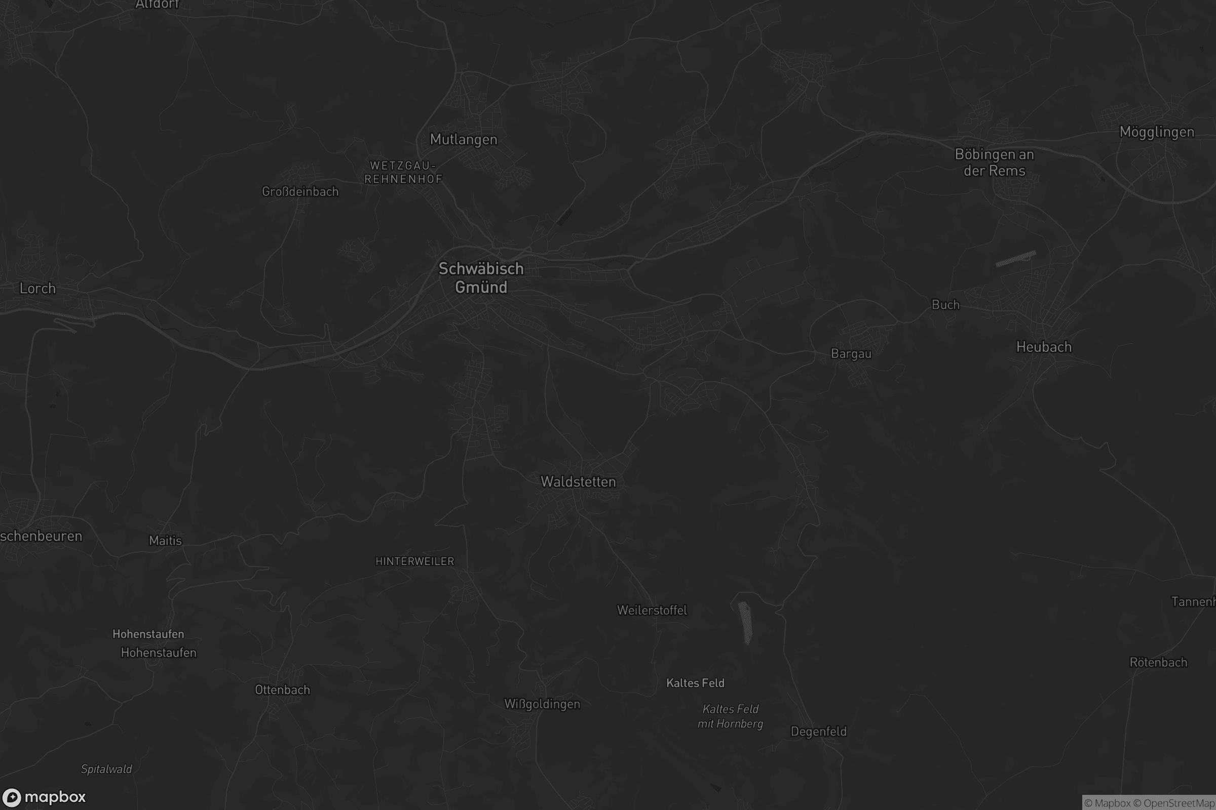 Karte von VVG der Stadt Schwäbisch Gmünd