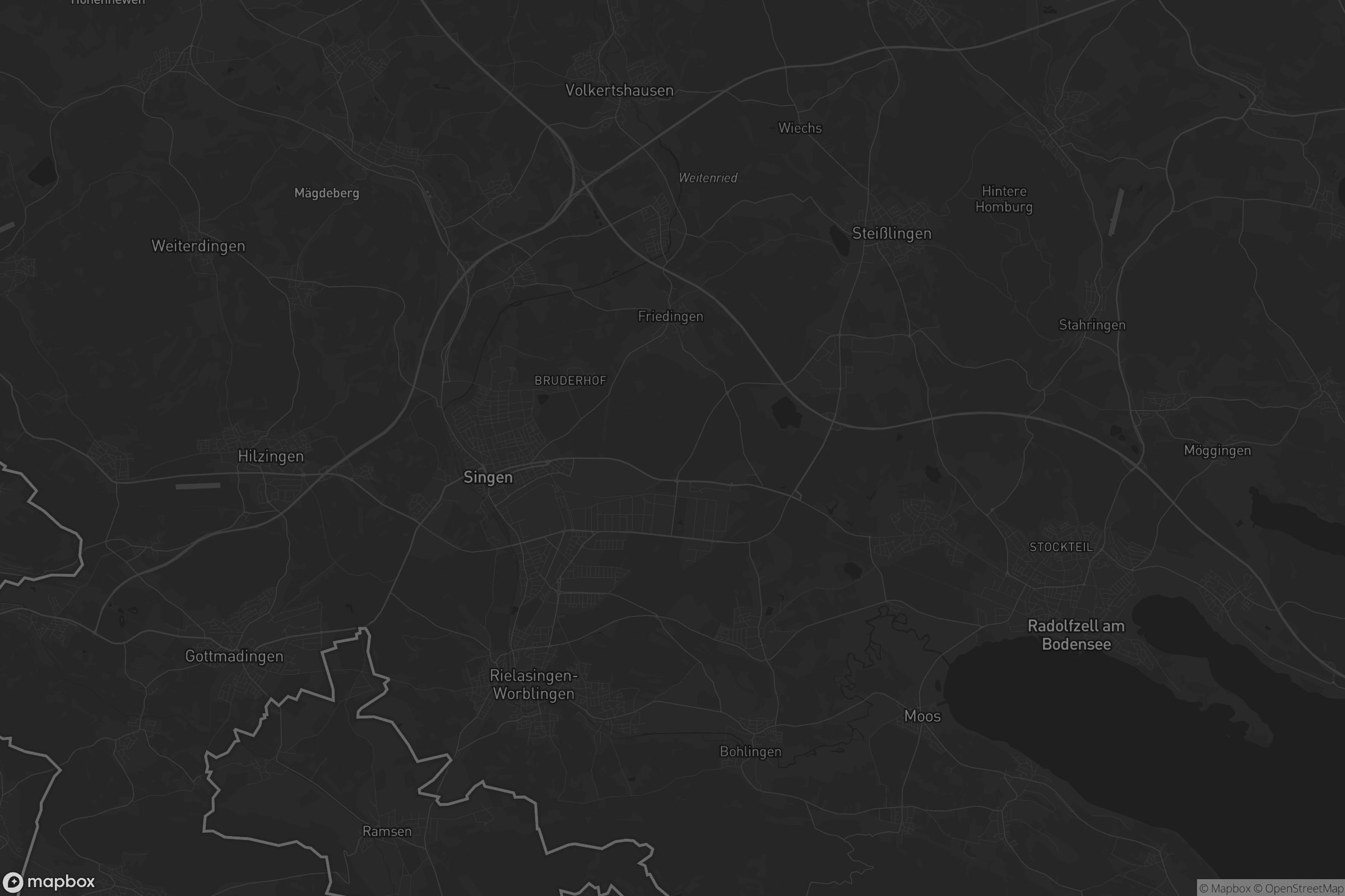 Karte von VVG der Stadt Singen (Hohentwiel)