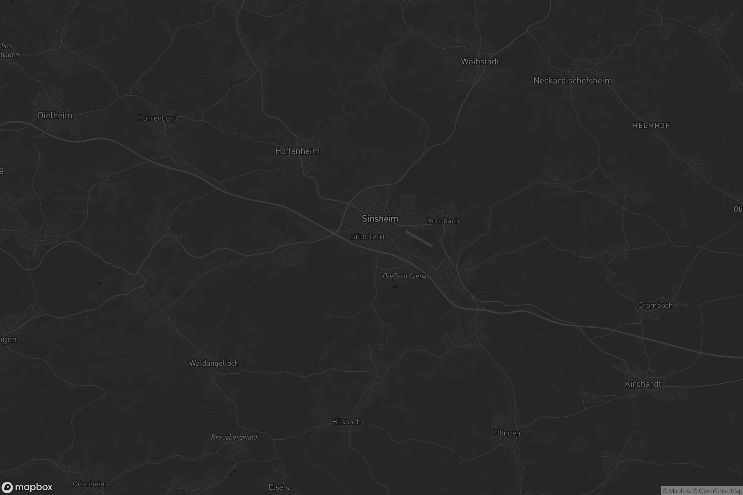 Karte von VVG der Stadt Sinsheim