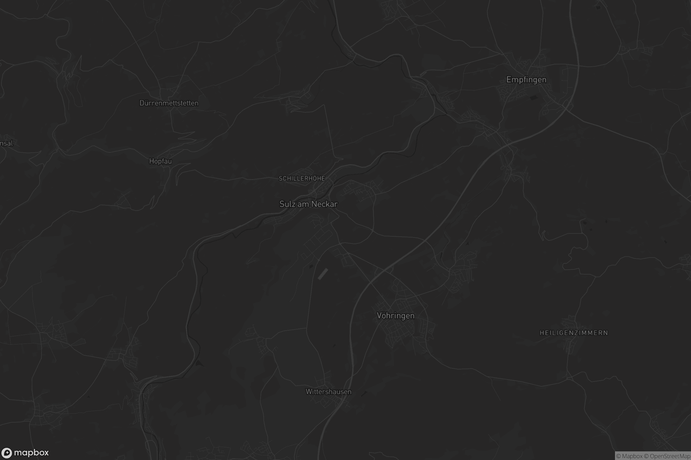 Karte von VVG der Stadt Sulz am Neckar