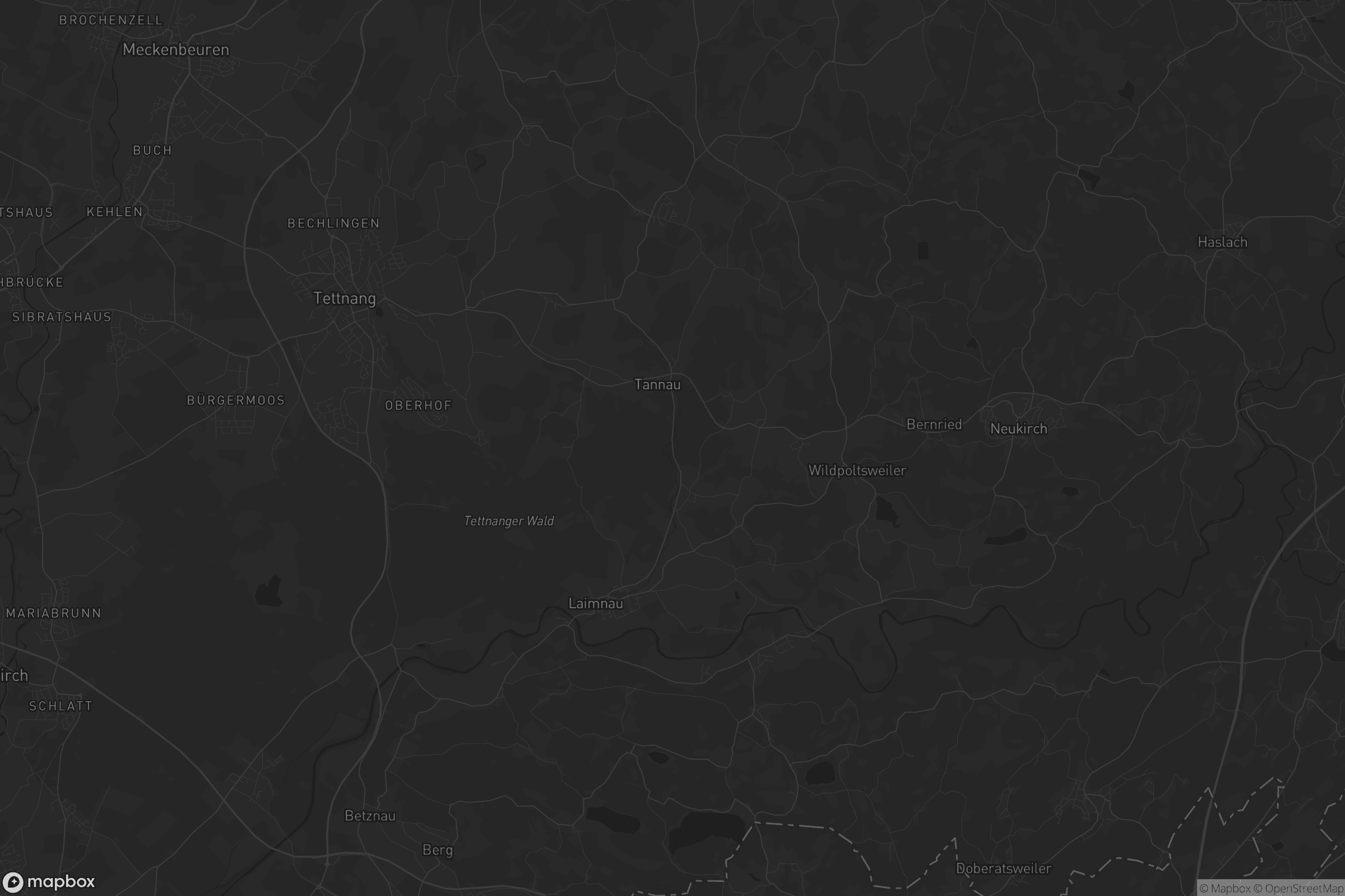 Karte von VVG der Stadt Tettnang