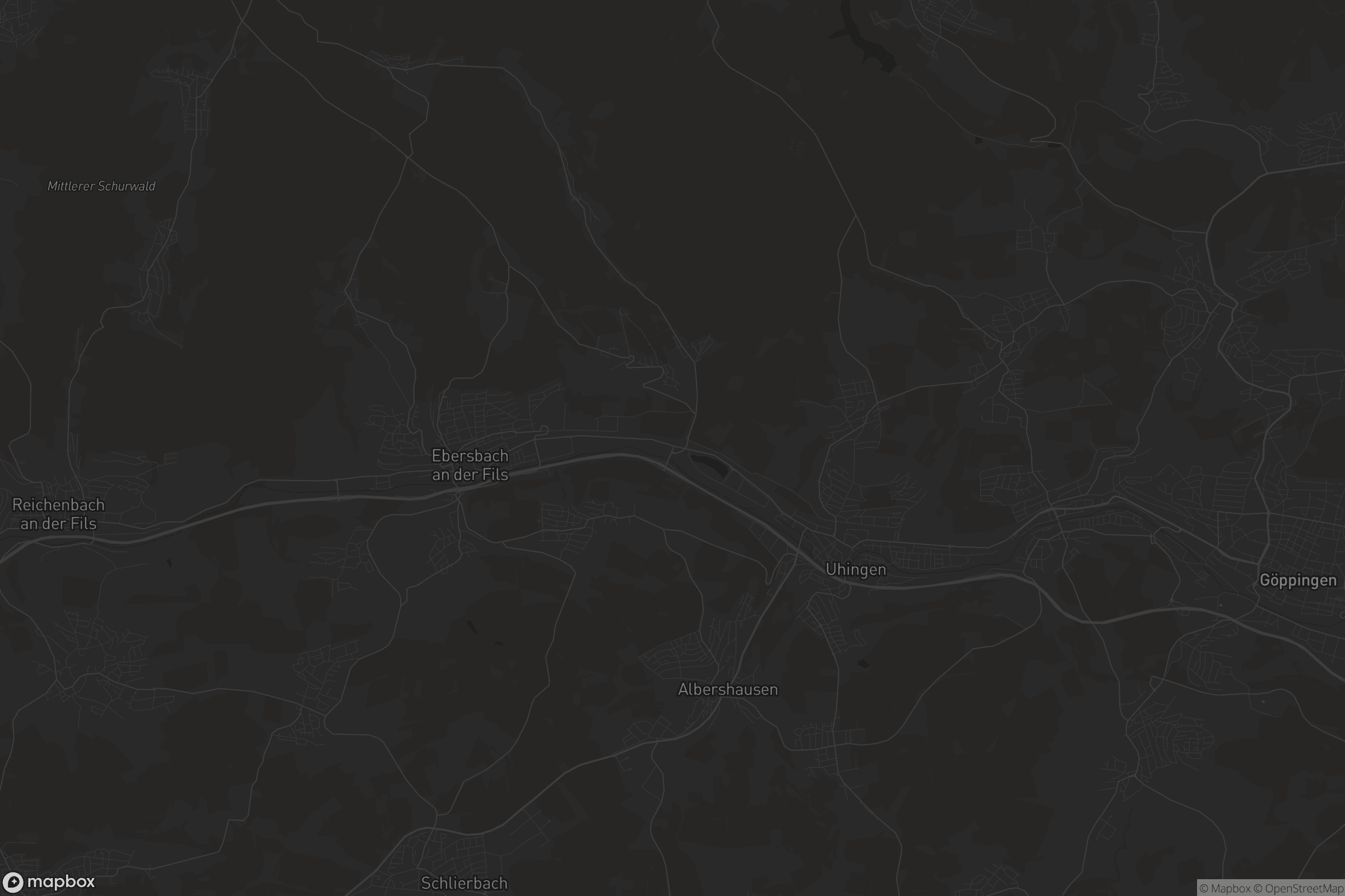 Karte von VVG der Stadt Uhingen