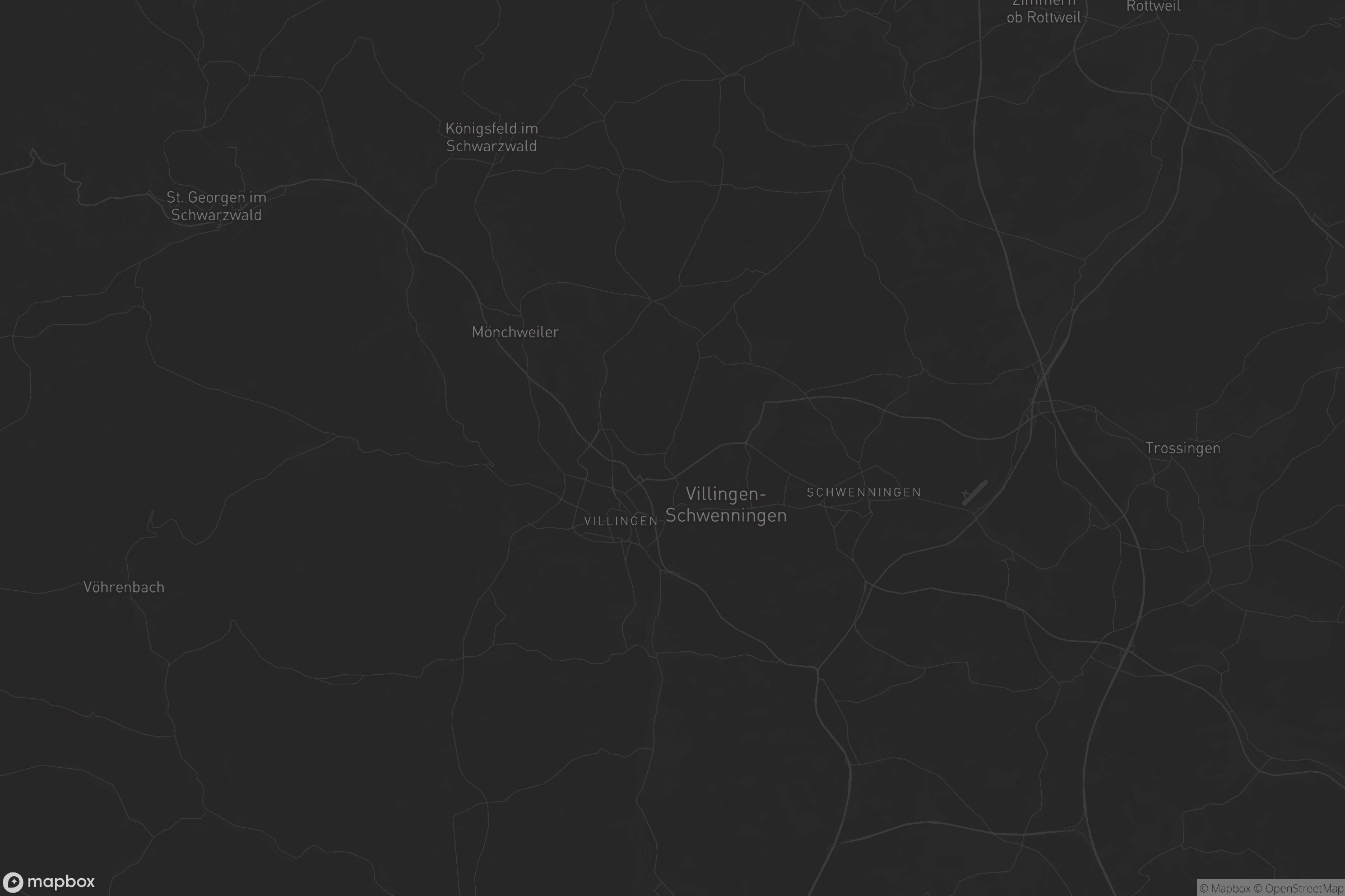 Karte von VVG der Stadt Villingen-Schwenningen