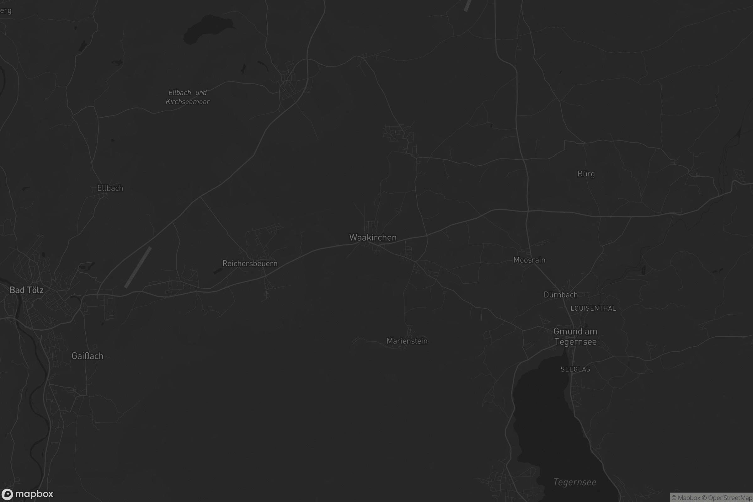 Karte von Waakirchen