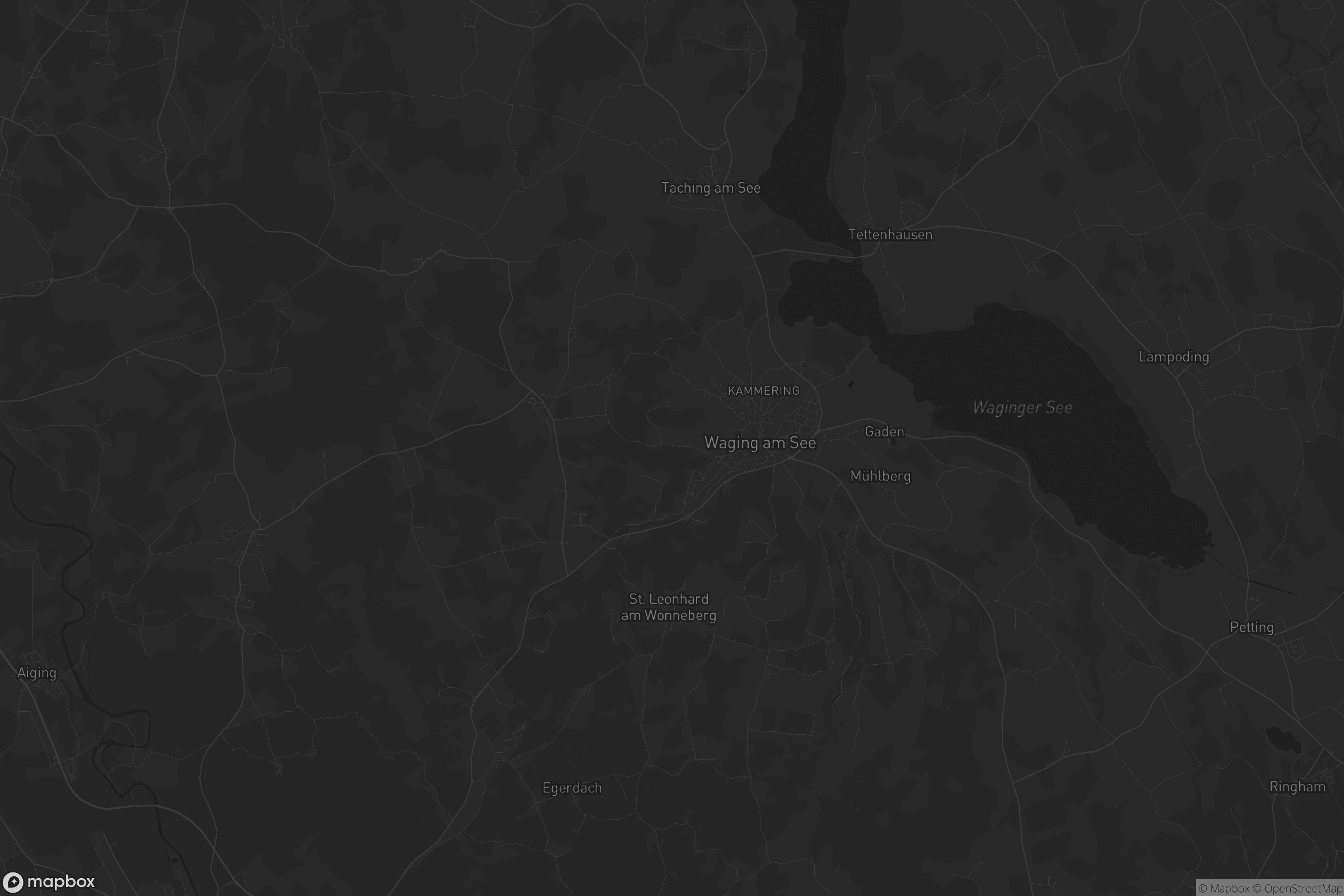 Karte von Waging am See