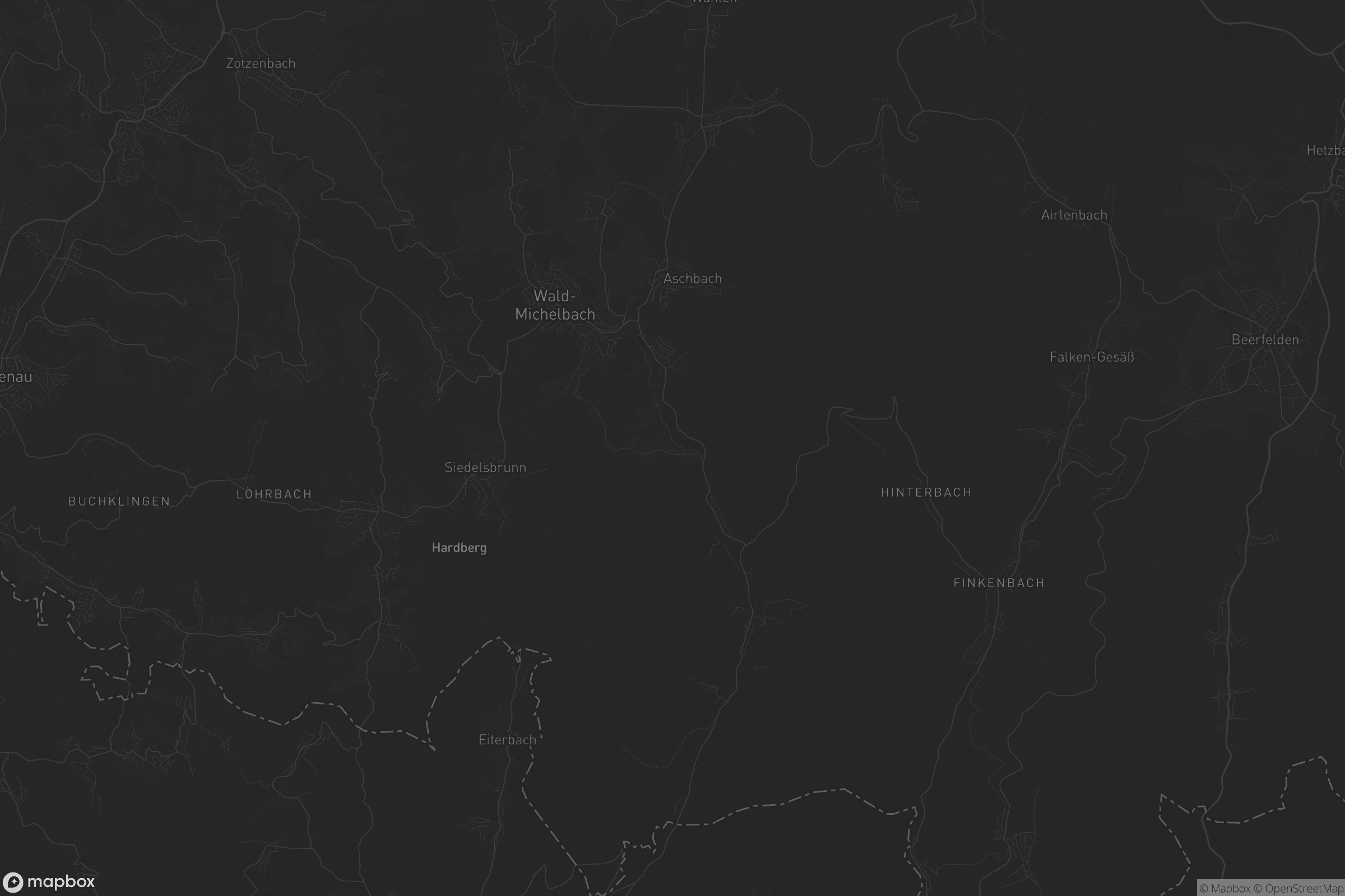 Karte von Wald-Michelbach
