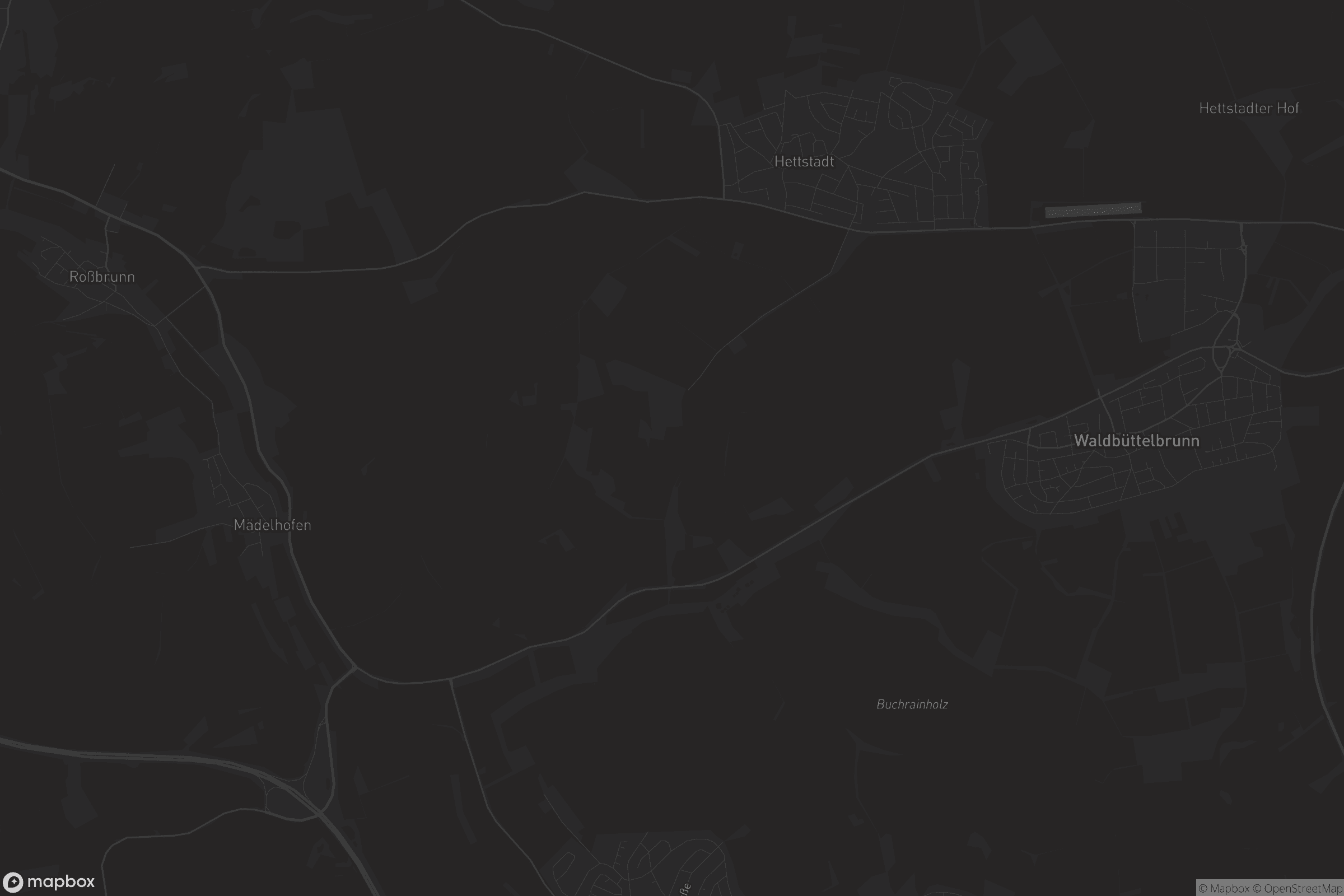 Karte von Waldbüttelbrunn