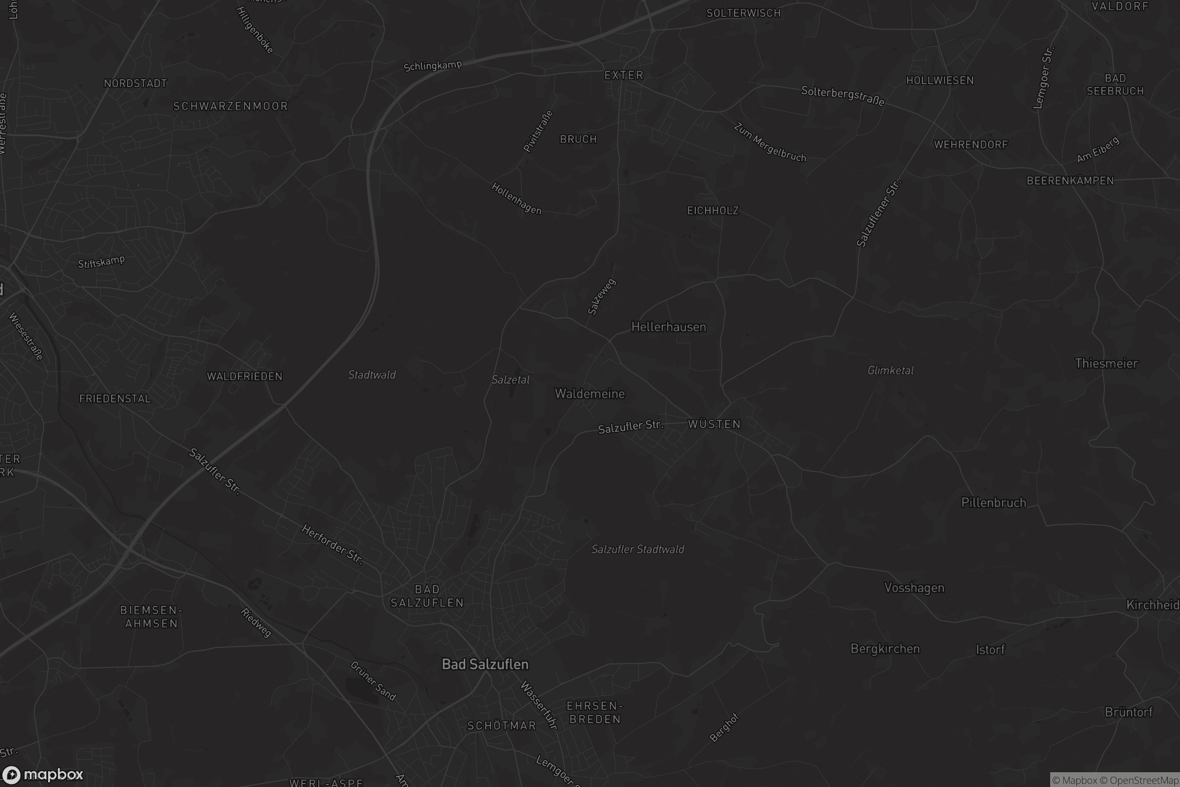 Karte von Waldemeine