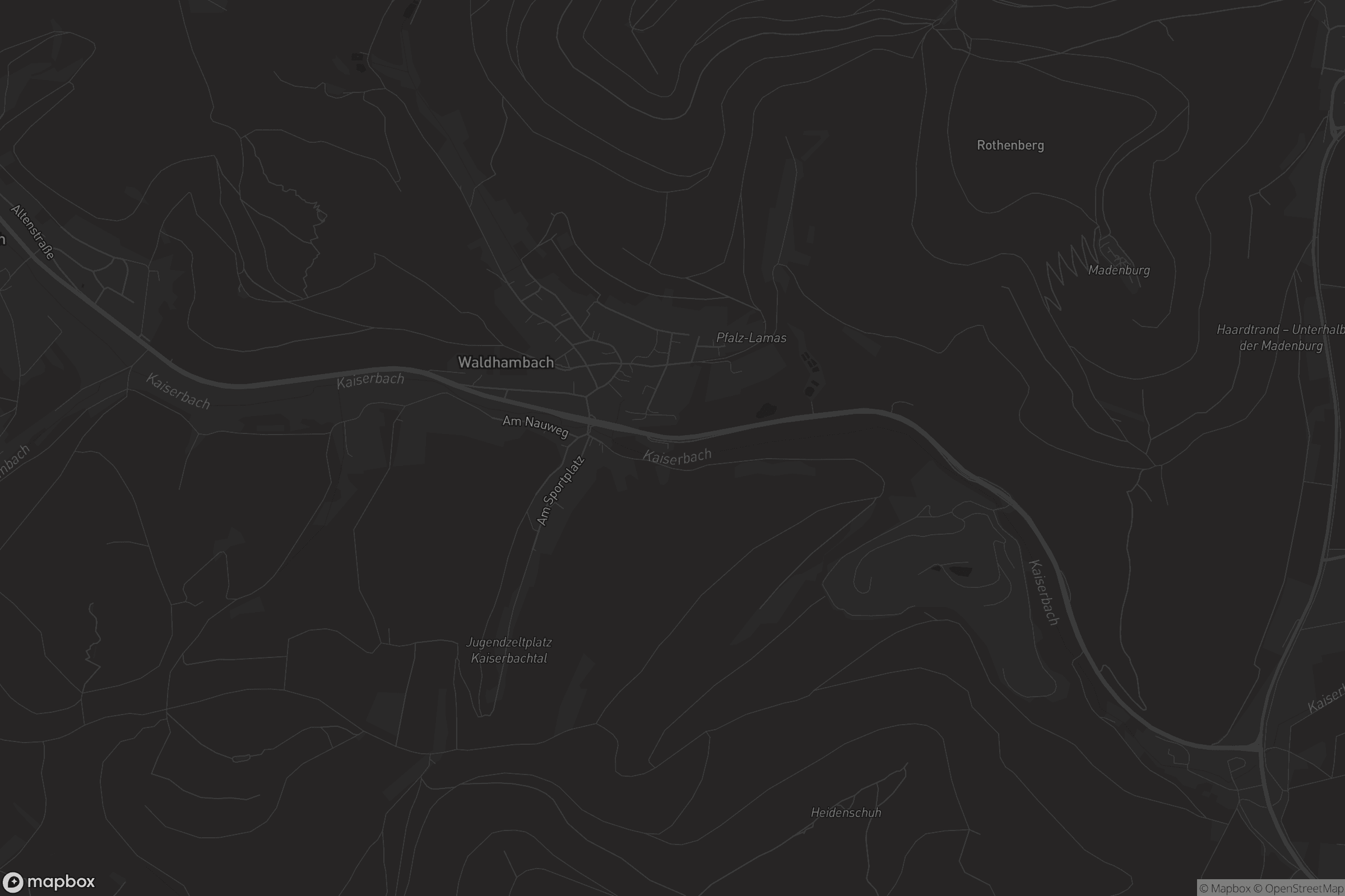 Karte von Waldhambach