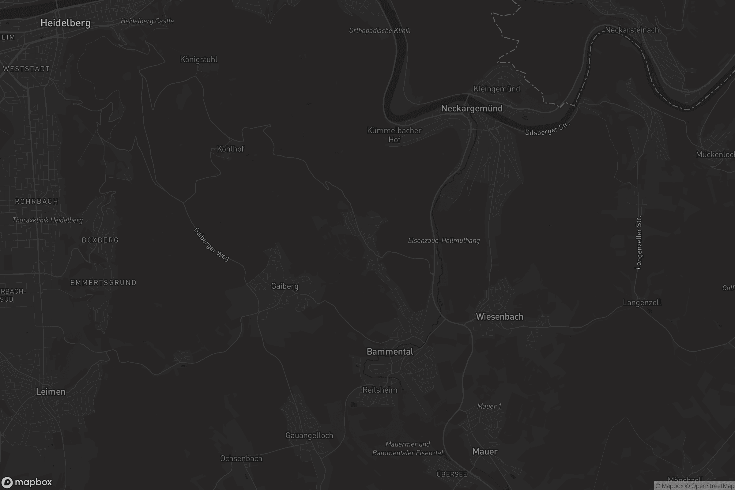 Karte von Waldhilsbach