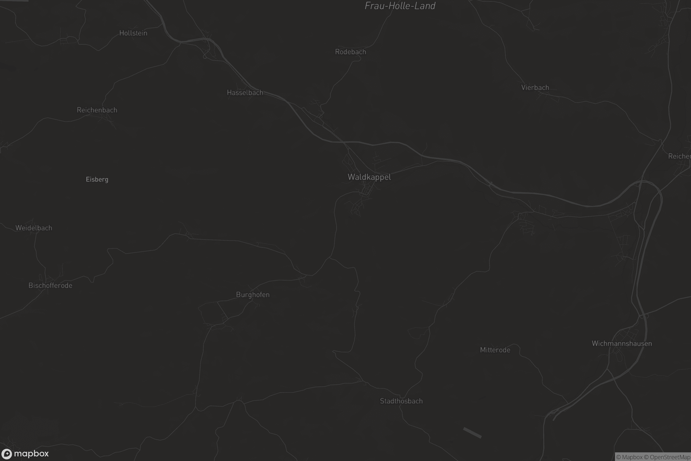 Karte von Waldkappel