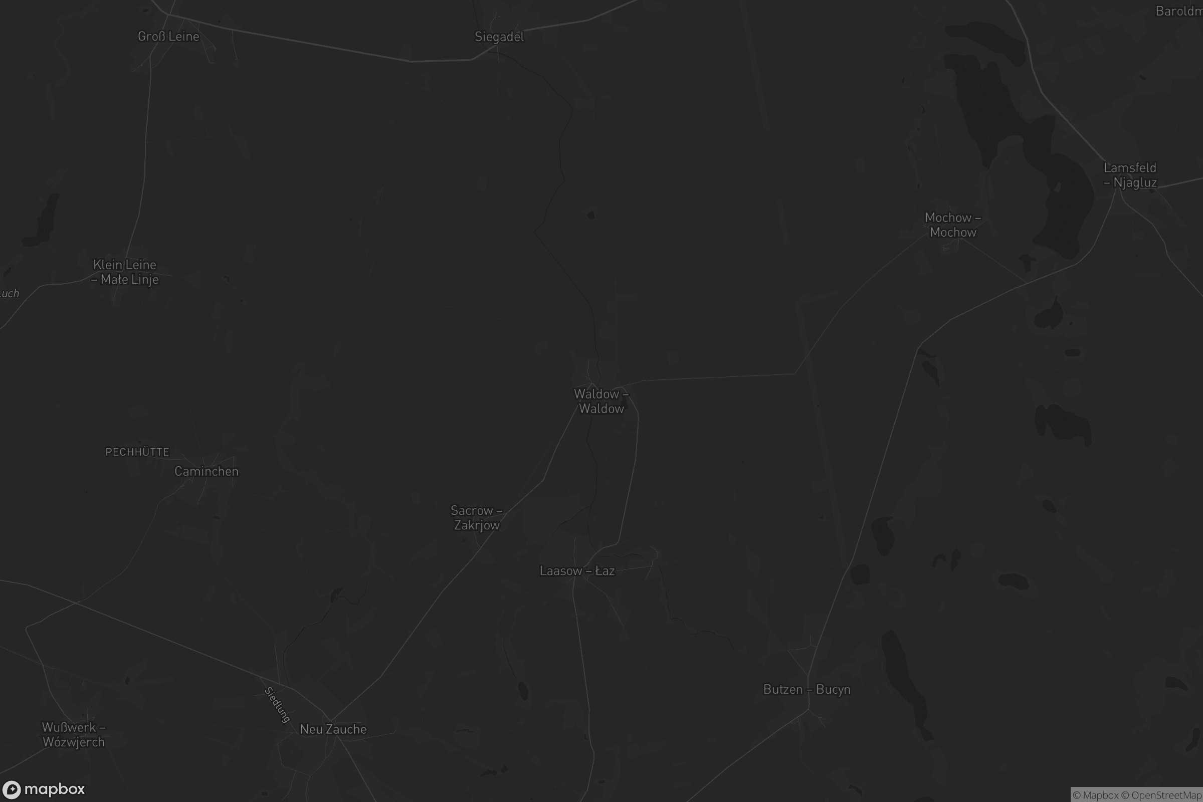 Karte von Waldow - Waldow