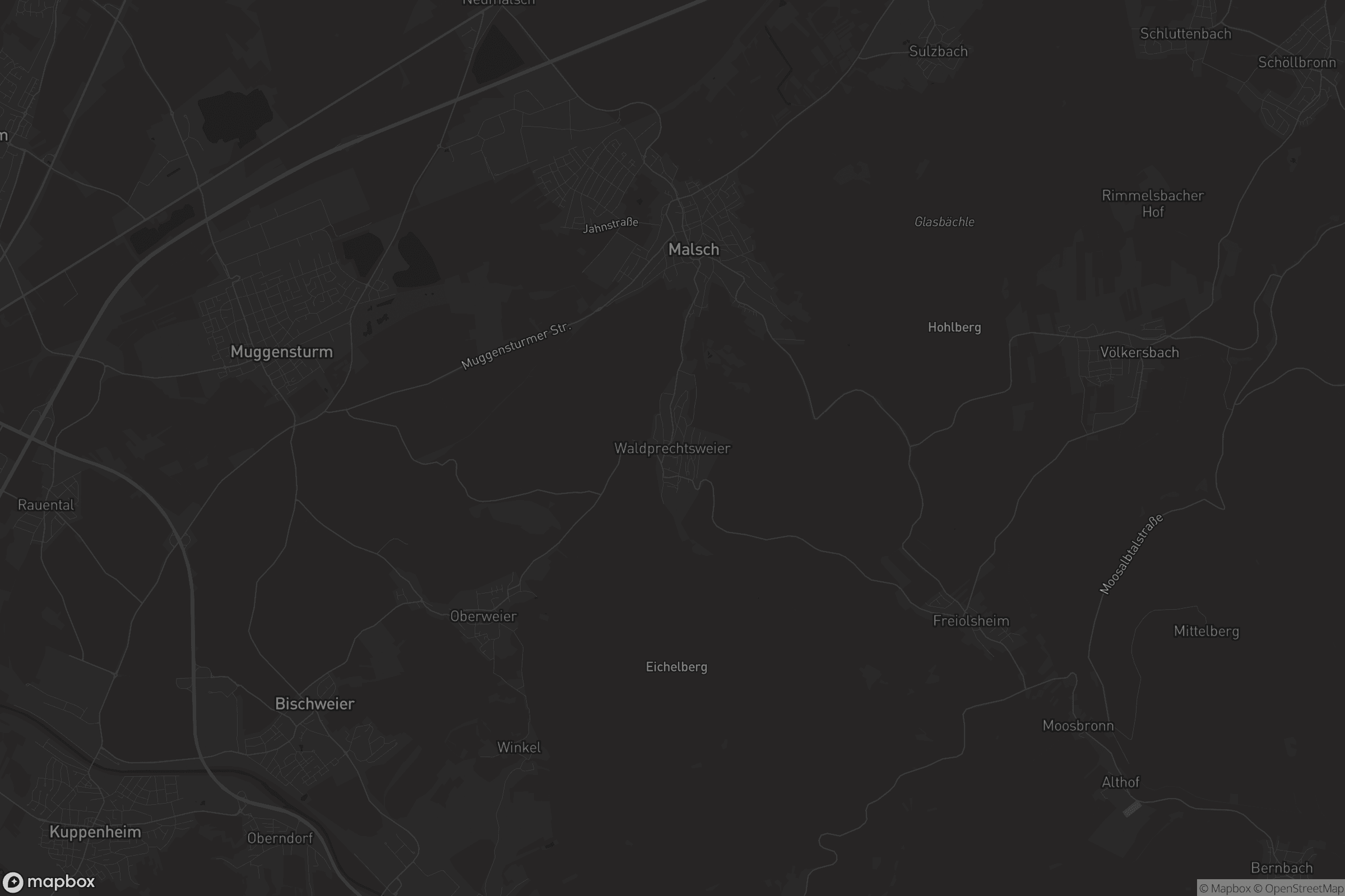 Karte von Waldprechtsweier