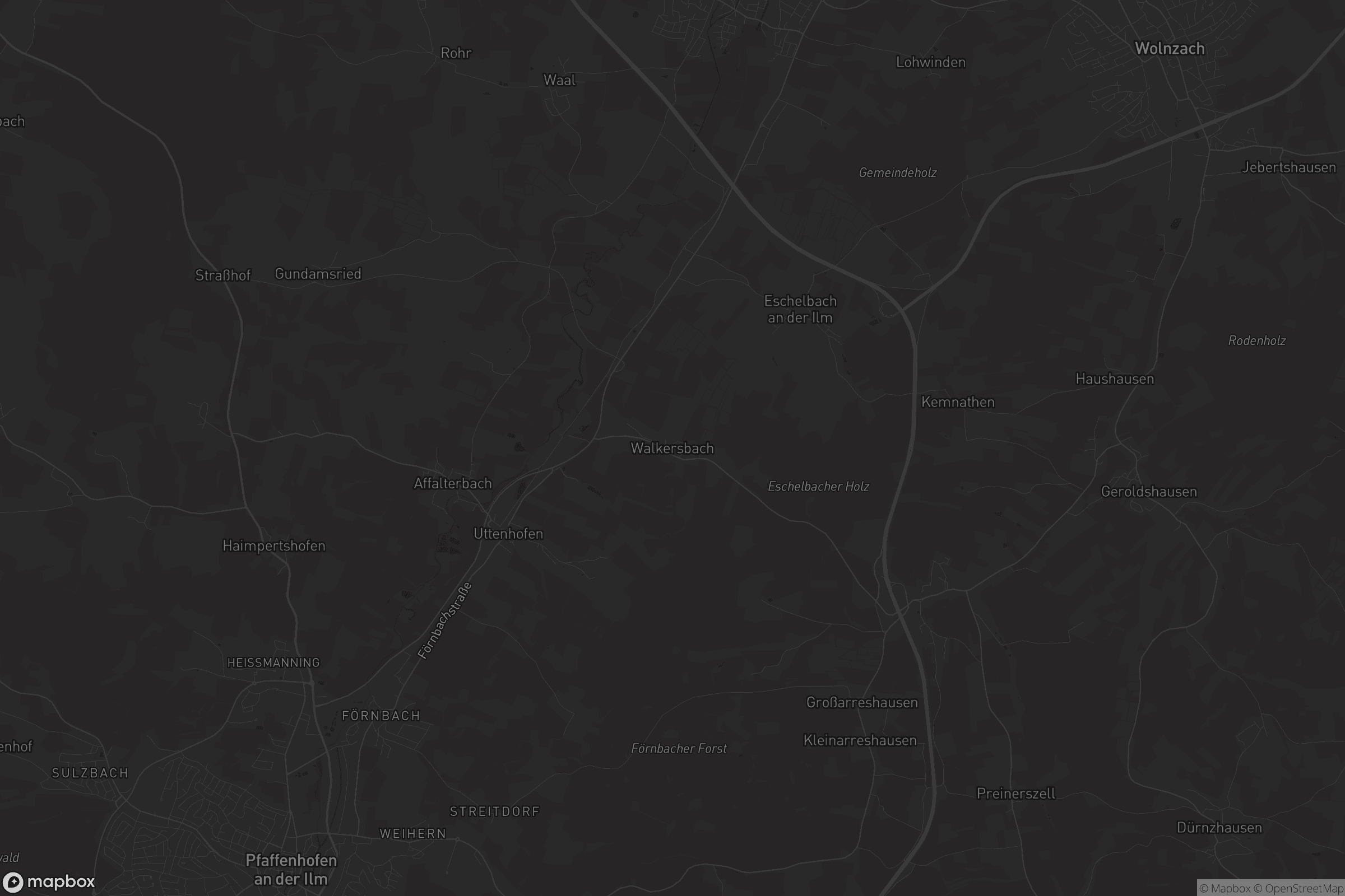 Karte von Walkersbach