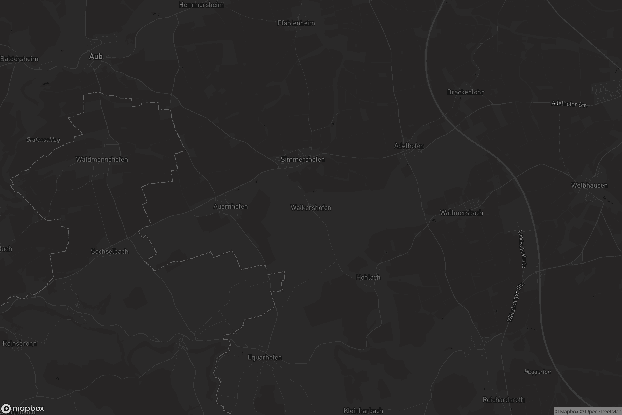 Karte von Walkershofen