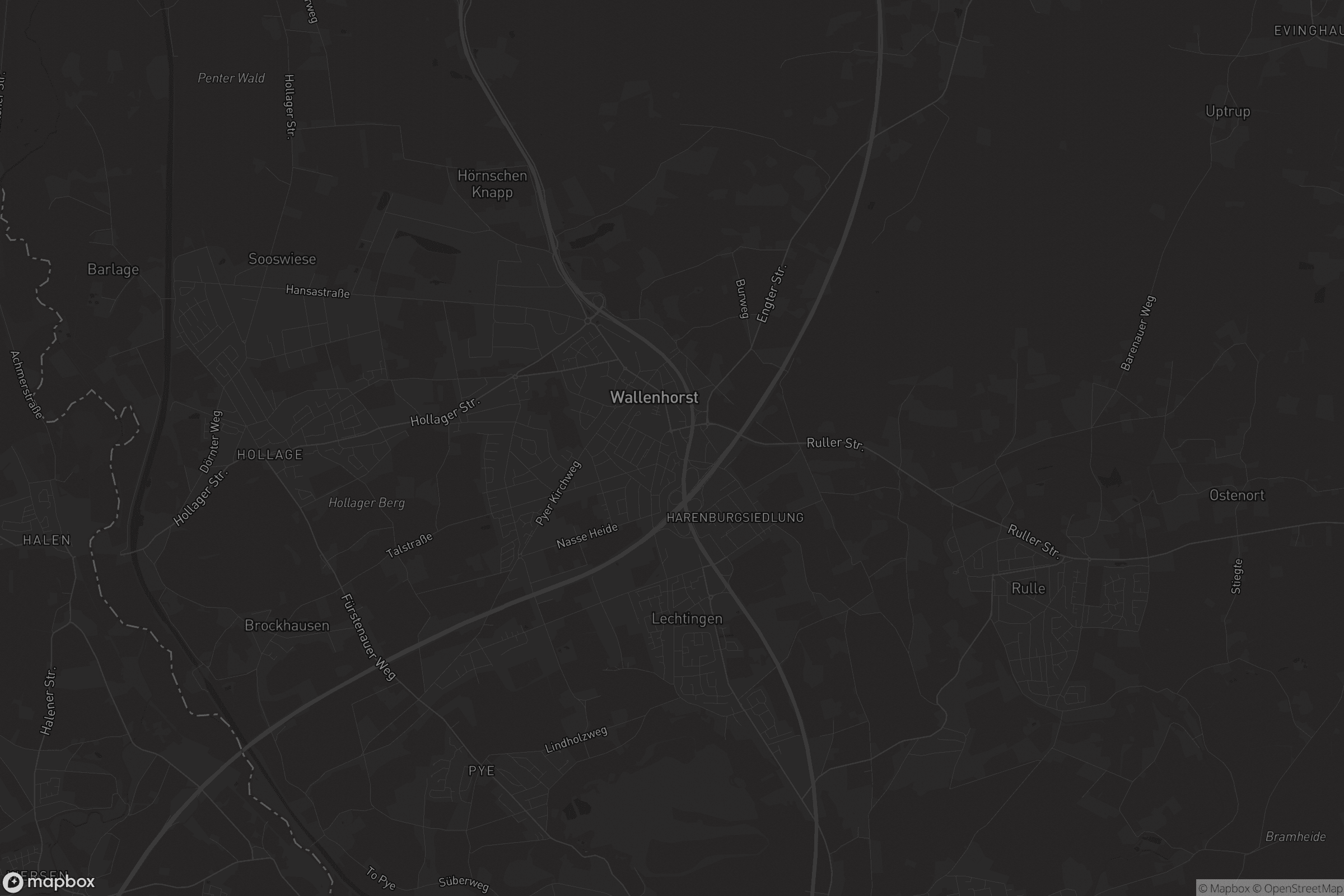 Karte von Wallenhorst