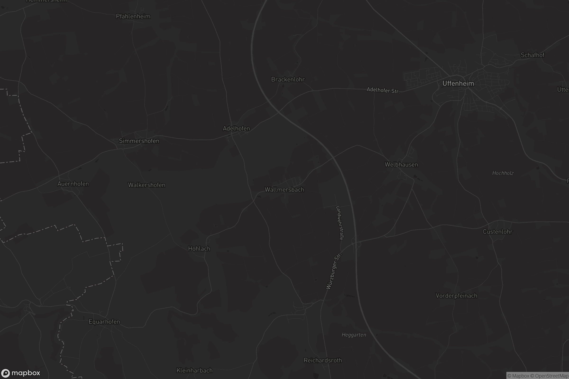 Karte von Wallmersbach