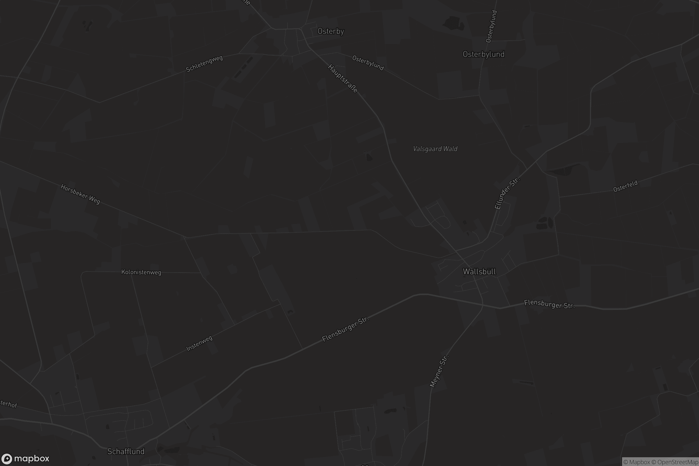 Karte von Wallsbüll