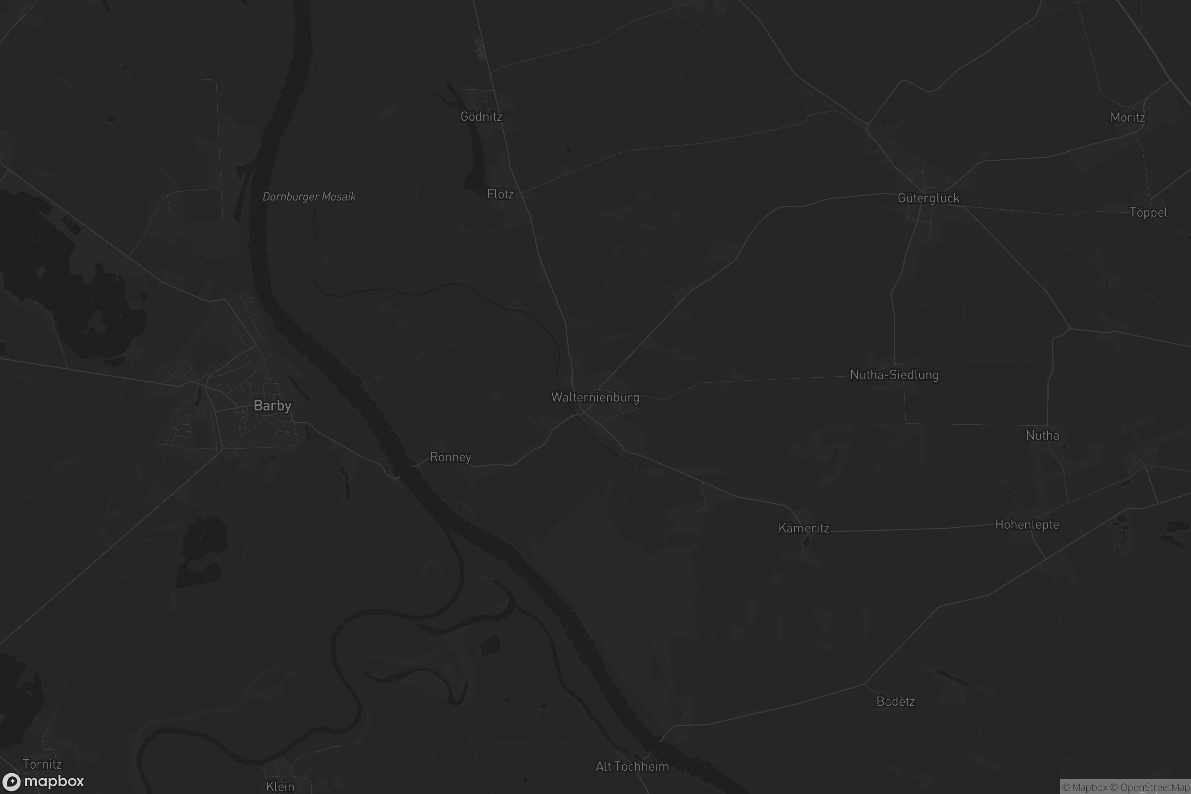 Karte von Walternienburg